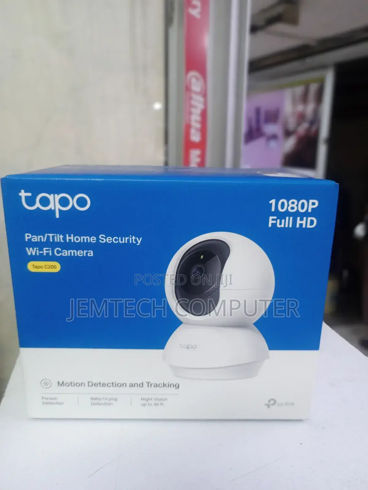 Tp-Link Pan/Tilt Home Security Wi-Fi Camera - Tl-Tapo C200!!