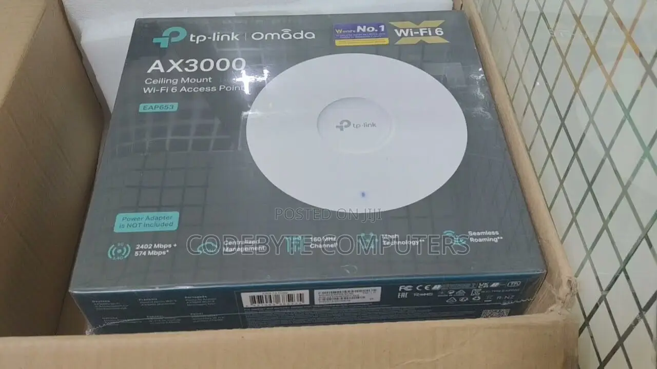Tp-Link EAP653 Wireless Access Point Wi-Fi 6 AX3000