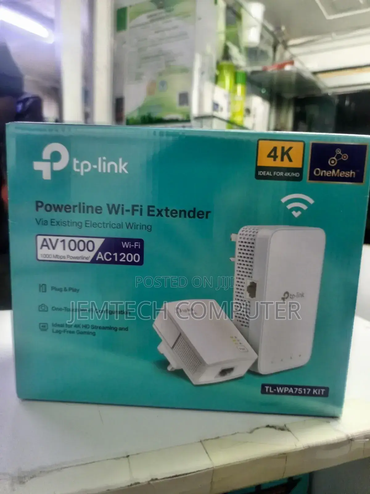 ^Tp-Link AC1200 AV1000 Powerline Ac Wi-Fi Kit
