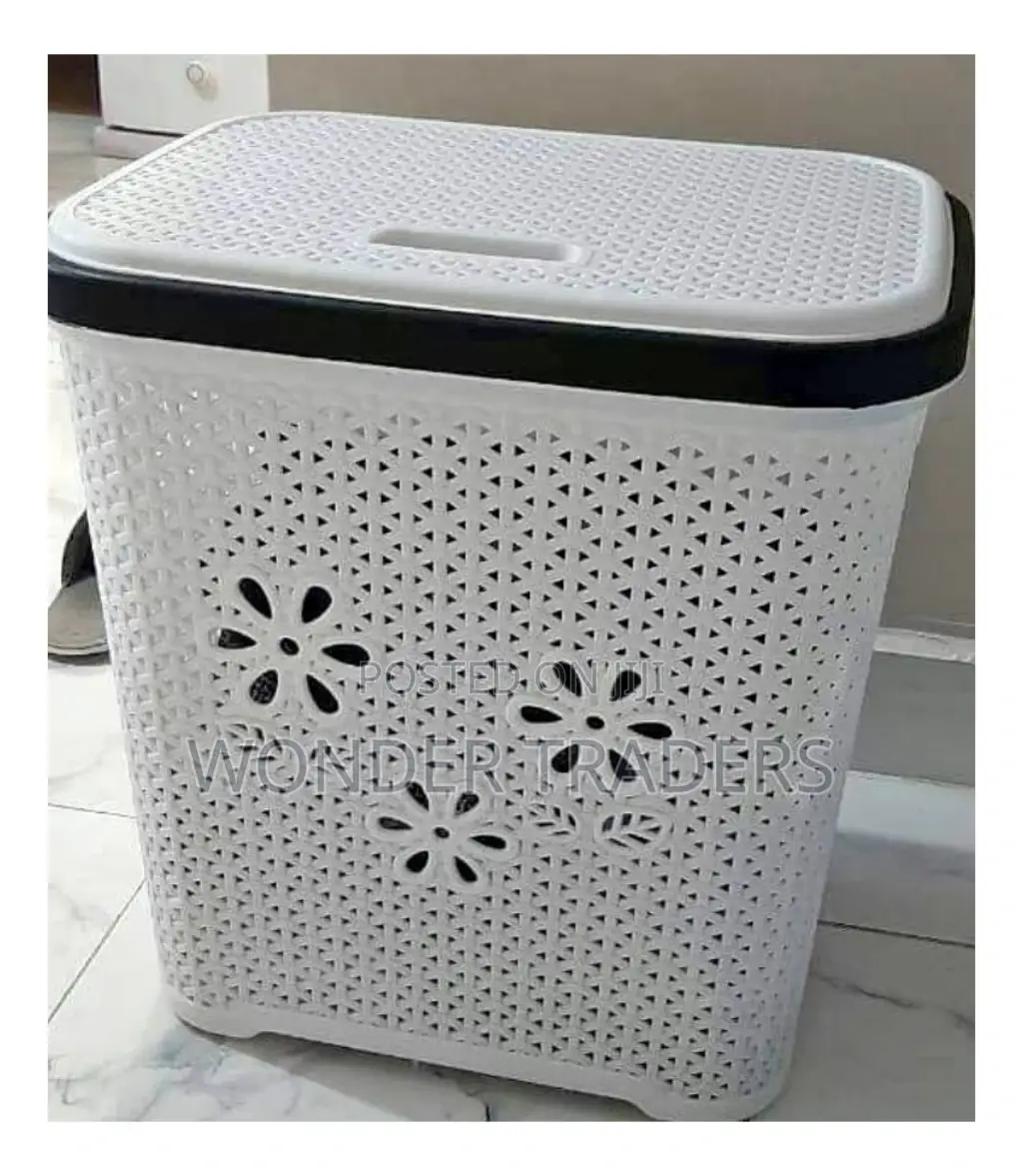 Laundry Basket With a Lid Big Size