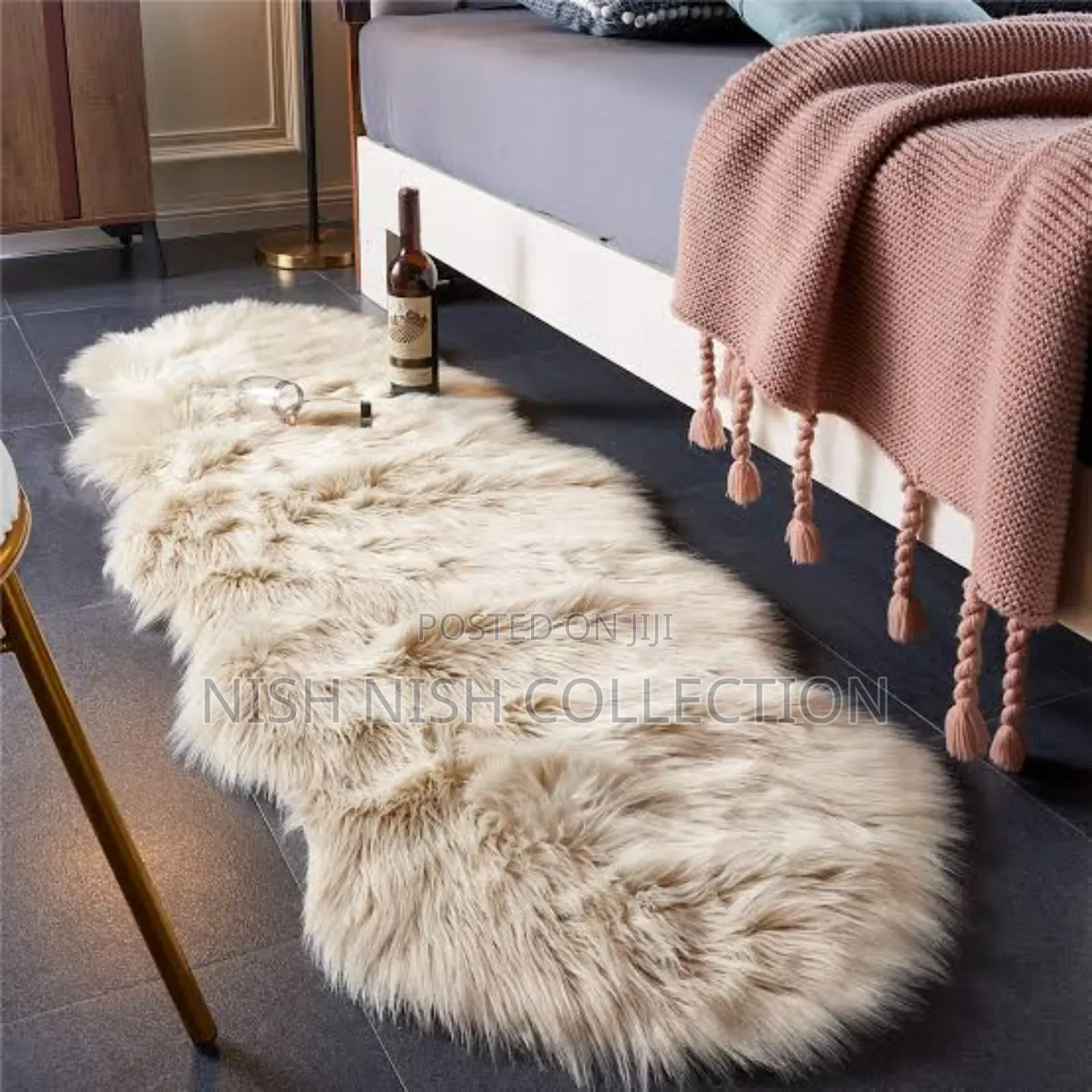 Faux Fur Bedside Mats