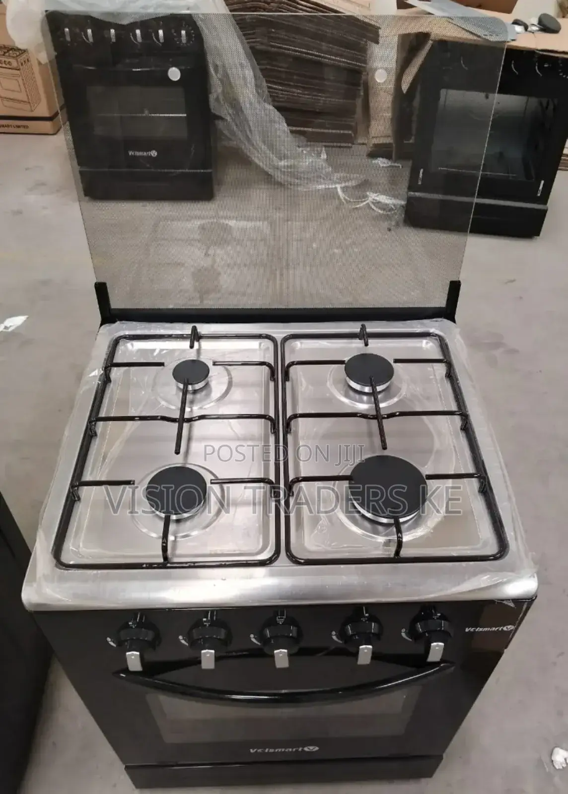 Volsmart 60*60 Full Gas Jet Valve Standing Cooker.Gas Oven