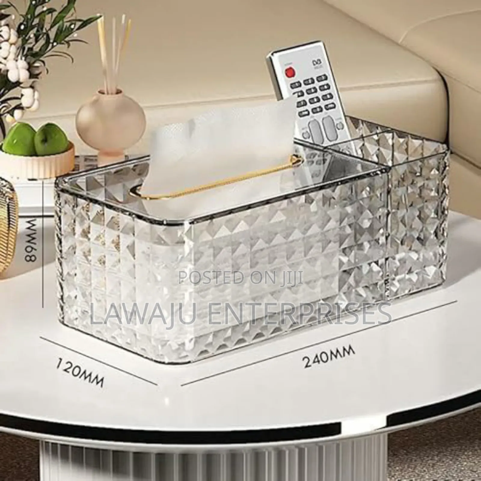 Clear Acrylic Serviette Holder