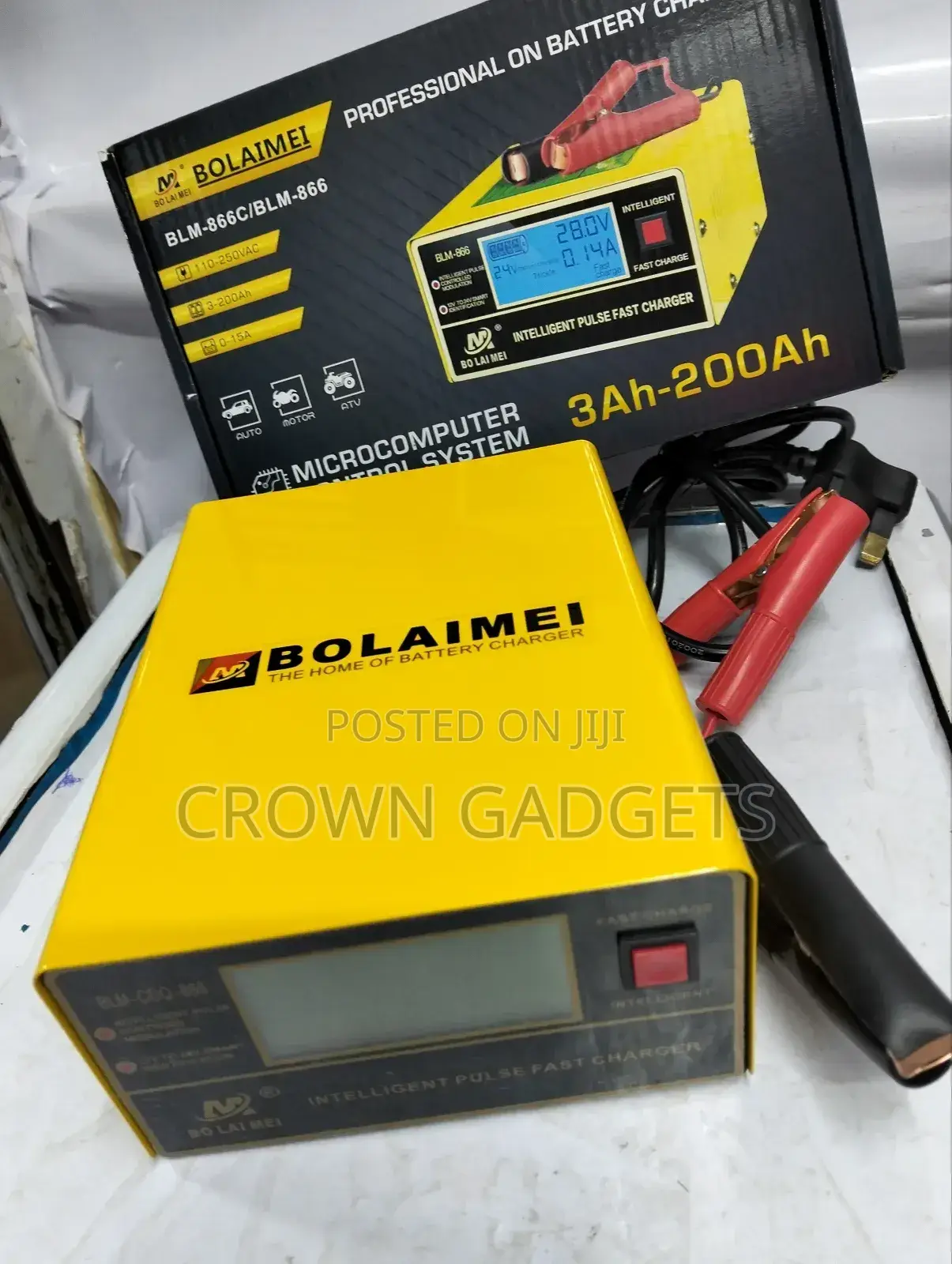 BOLAIMEI BLM-866 12v/24v Car Battery Charger Automotic