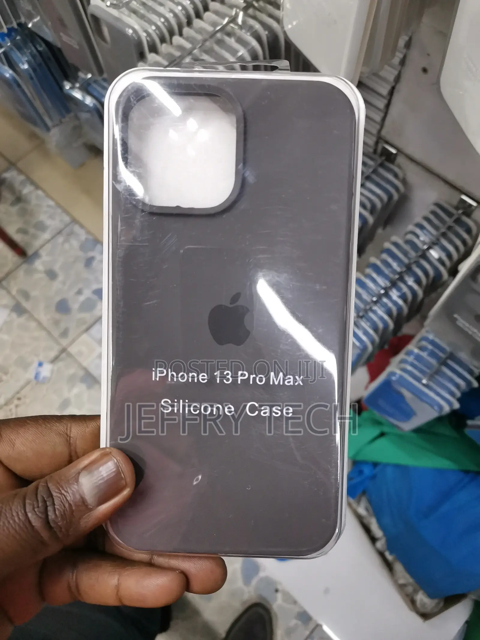 Grey iPhone 13 Pro Max Silicone Case