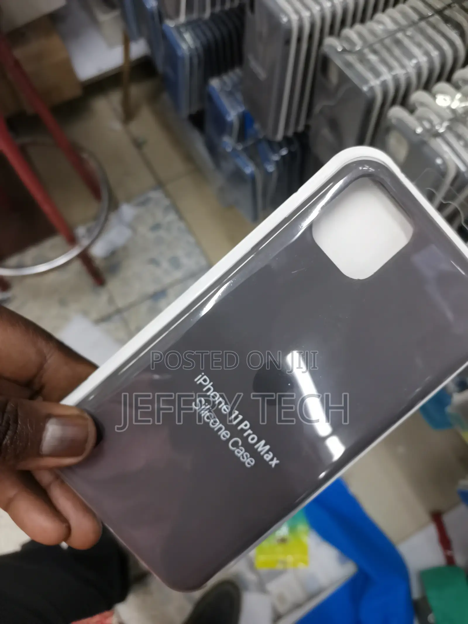 Grey Apple iPhone 11 Pro Max Silicone Case