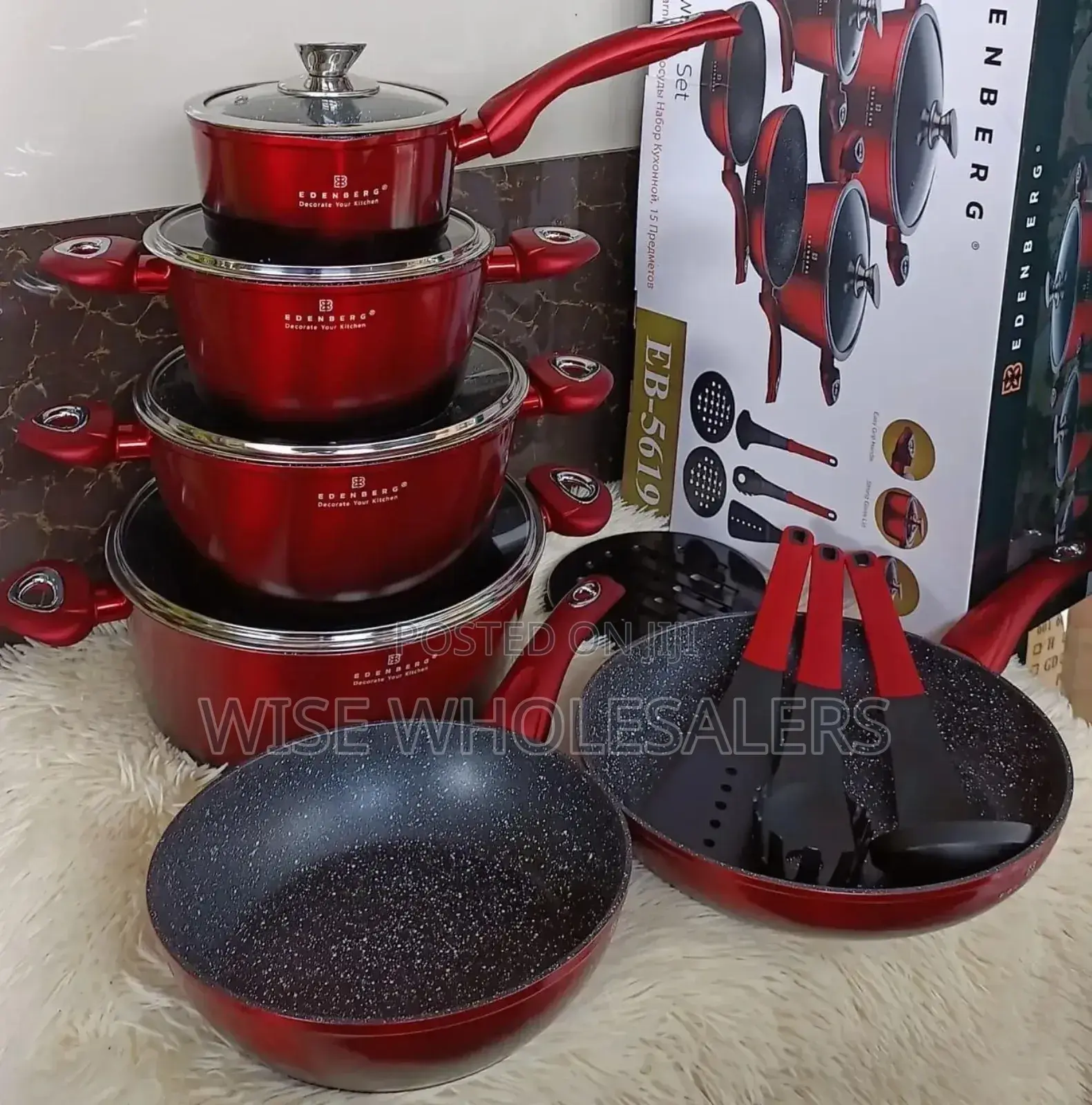 *10pcs Edenburg Cookware Set• °
