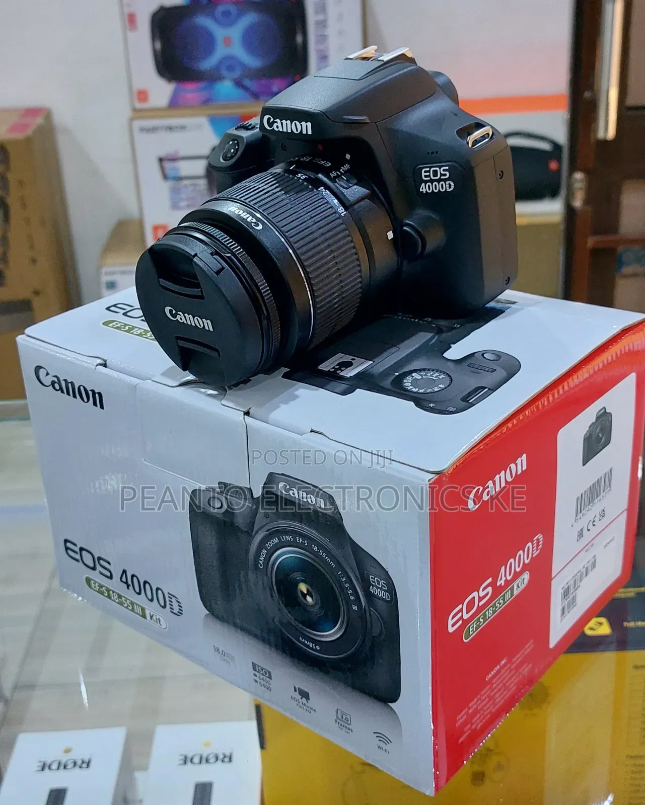 Canon Eos 4000d DSLR Camera and Ef-S 18-55 Mm