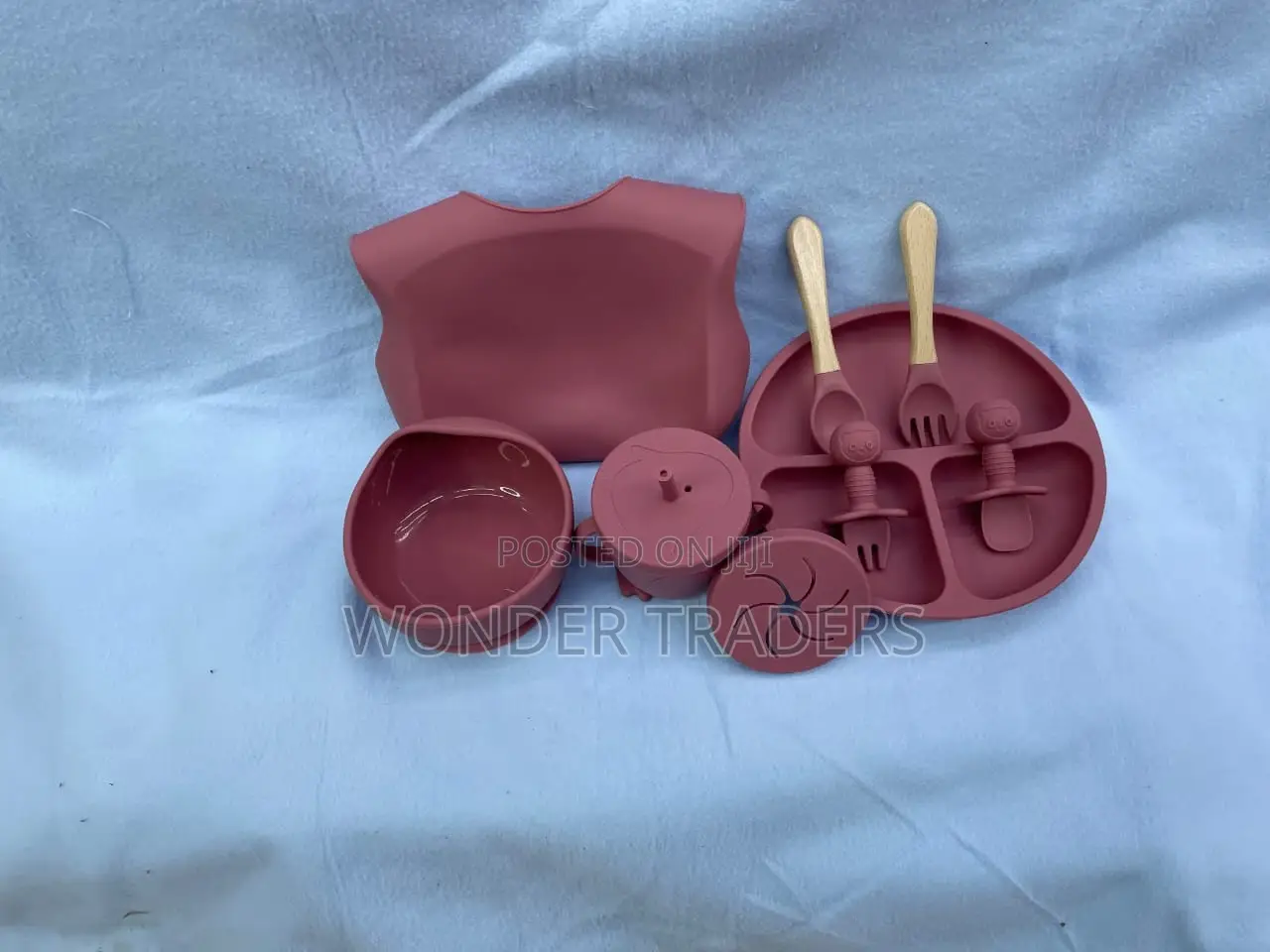 Silicone Baby Feeding Set 9pc