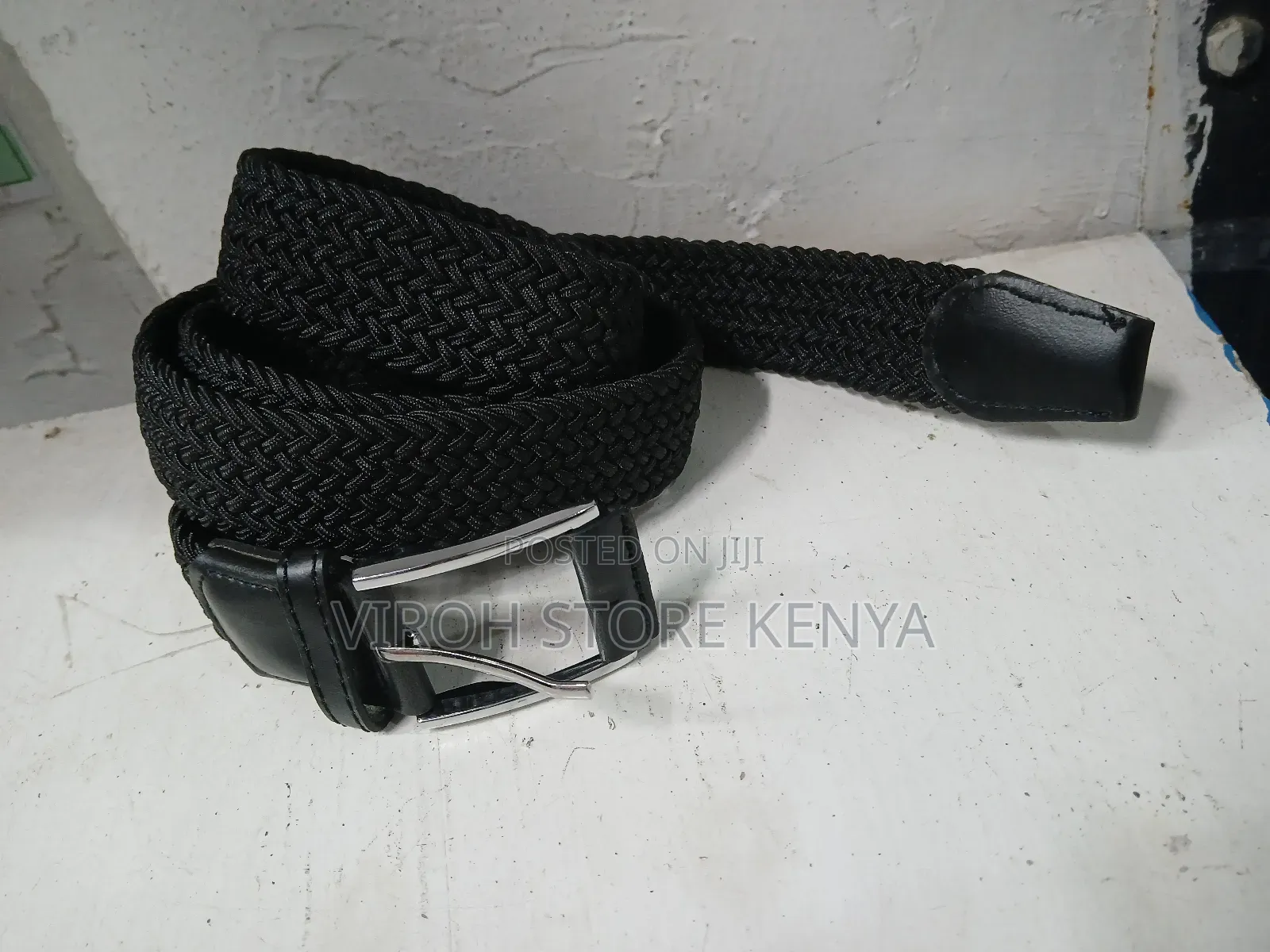Stretching Woven Belt Men Waist Belt