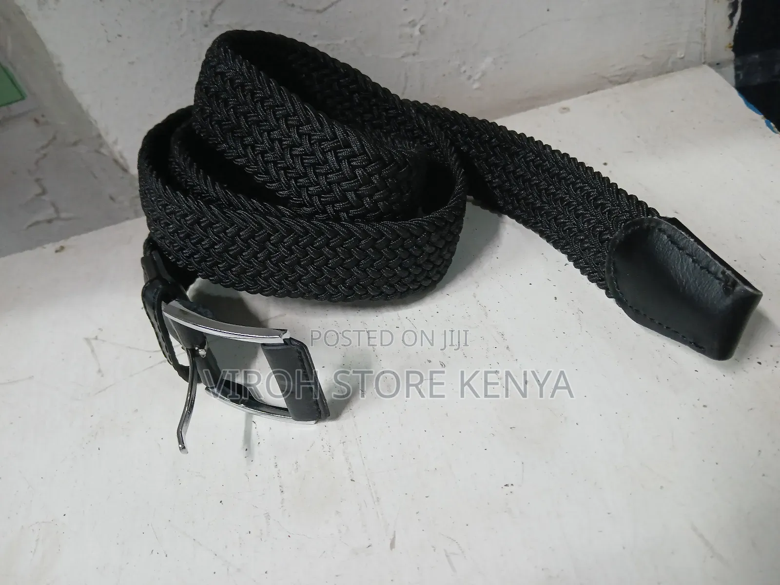 Stretching Woven Belt Men Waist Belt
