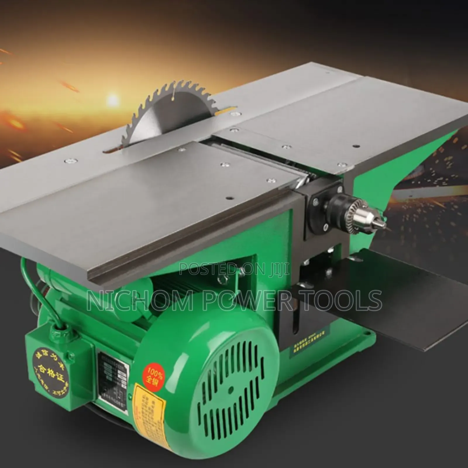 3 in 1 Table Saw,Planner and Drill 2hp