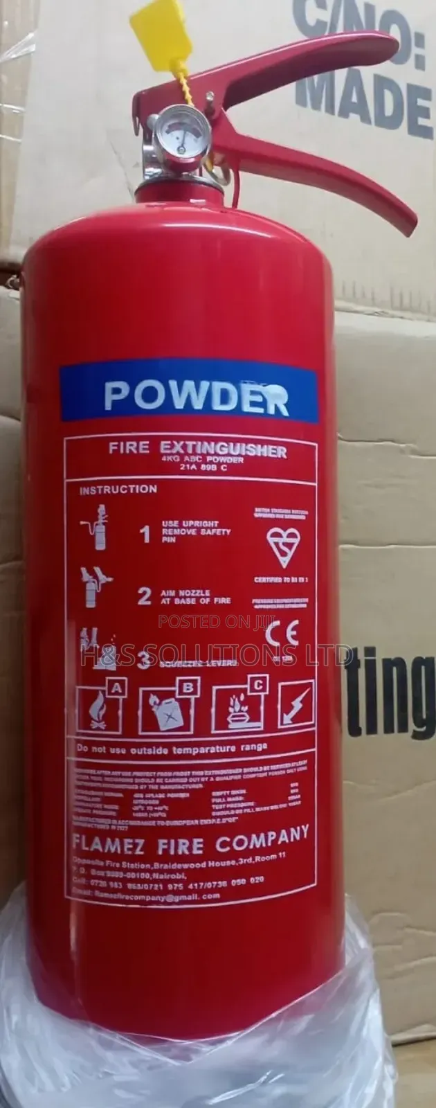 9kg Dry Powder Fire Extinguishers