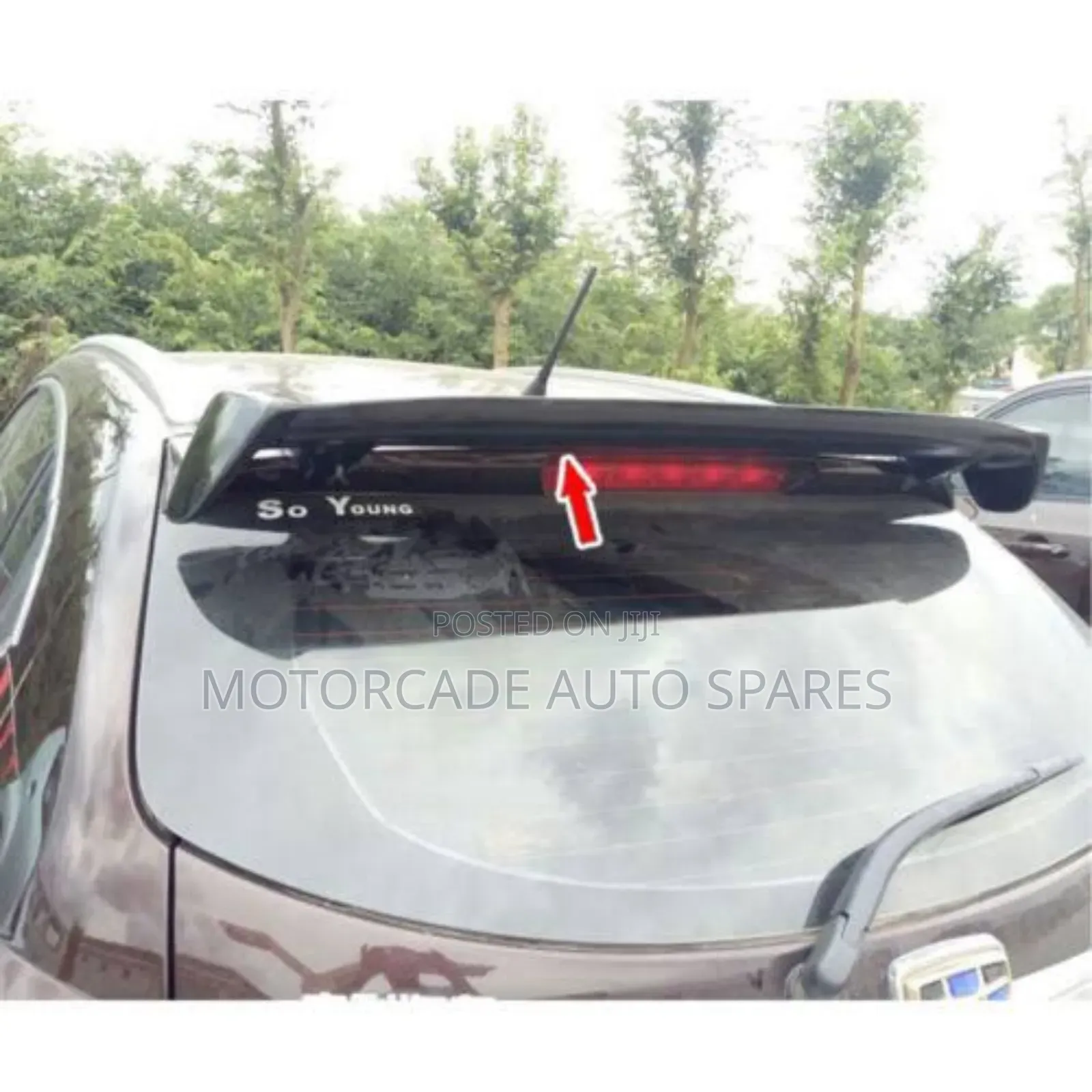 Toyota Vitz 2011-2018 Spoiler