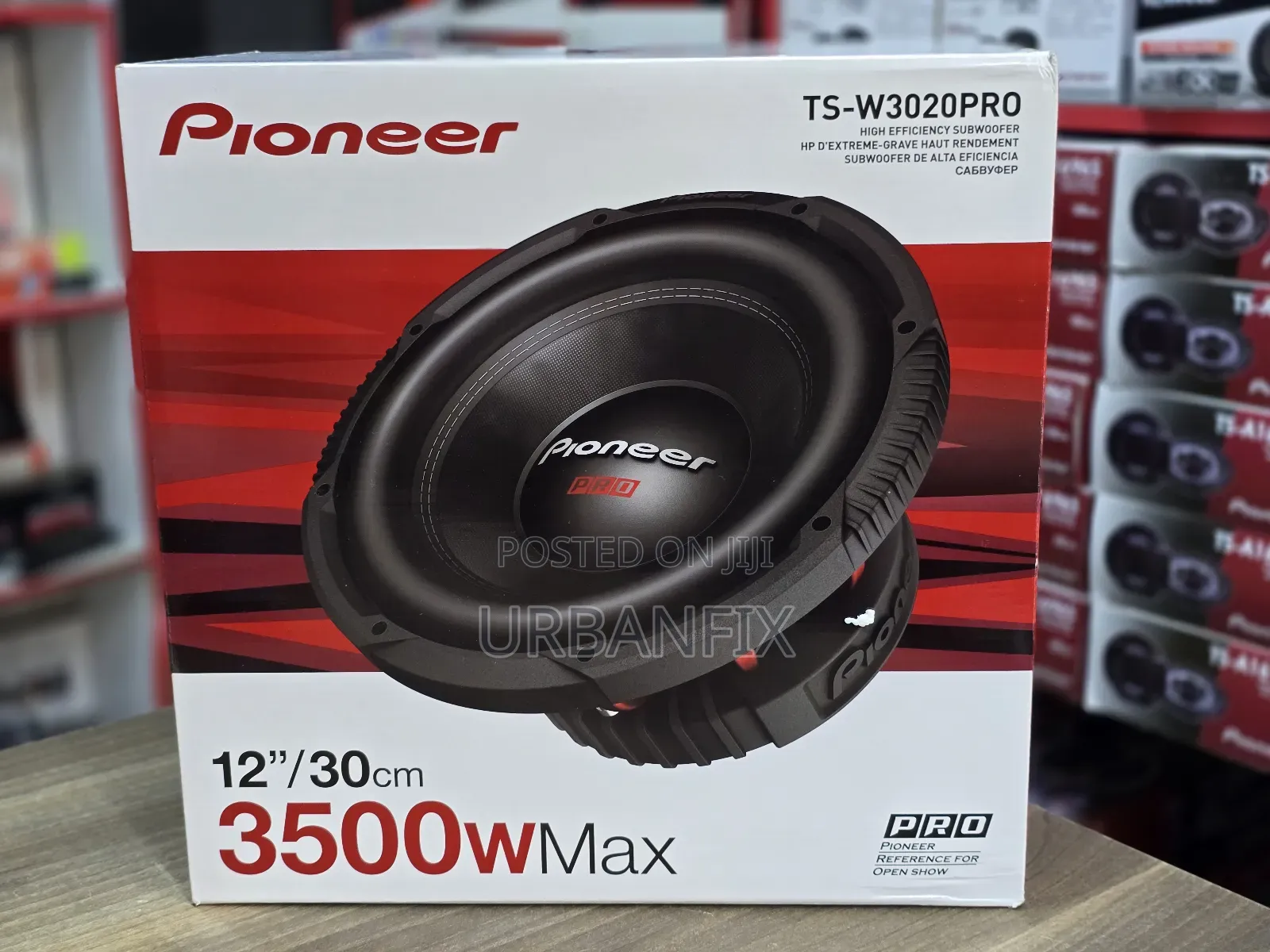 Pioneer Ts-W3020pro Samurai 3500watts 12 Inch Bass Subwoofer