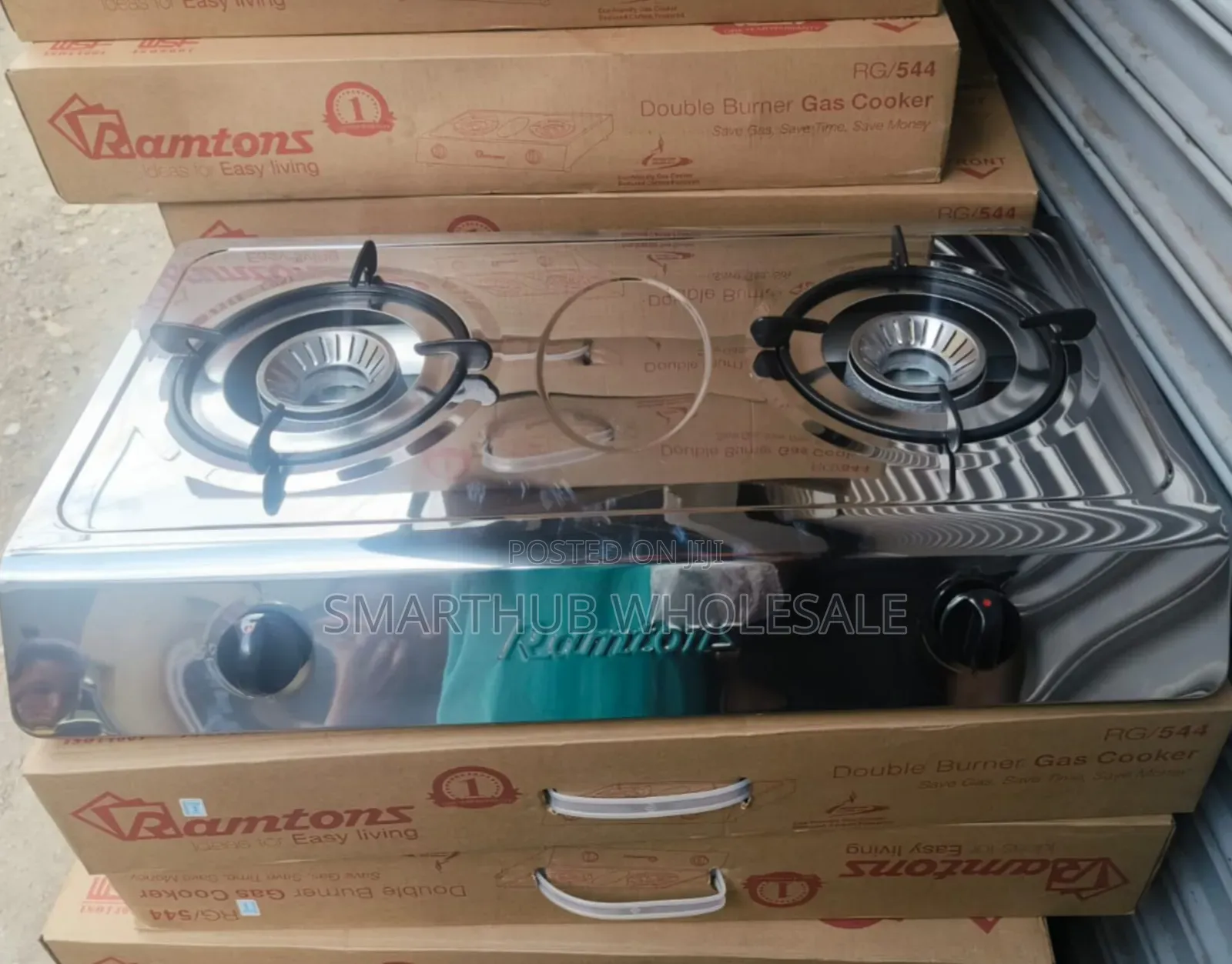 Ramtons Rg/544 Double Burner Gas Cooker