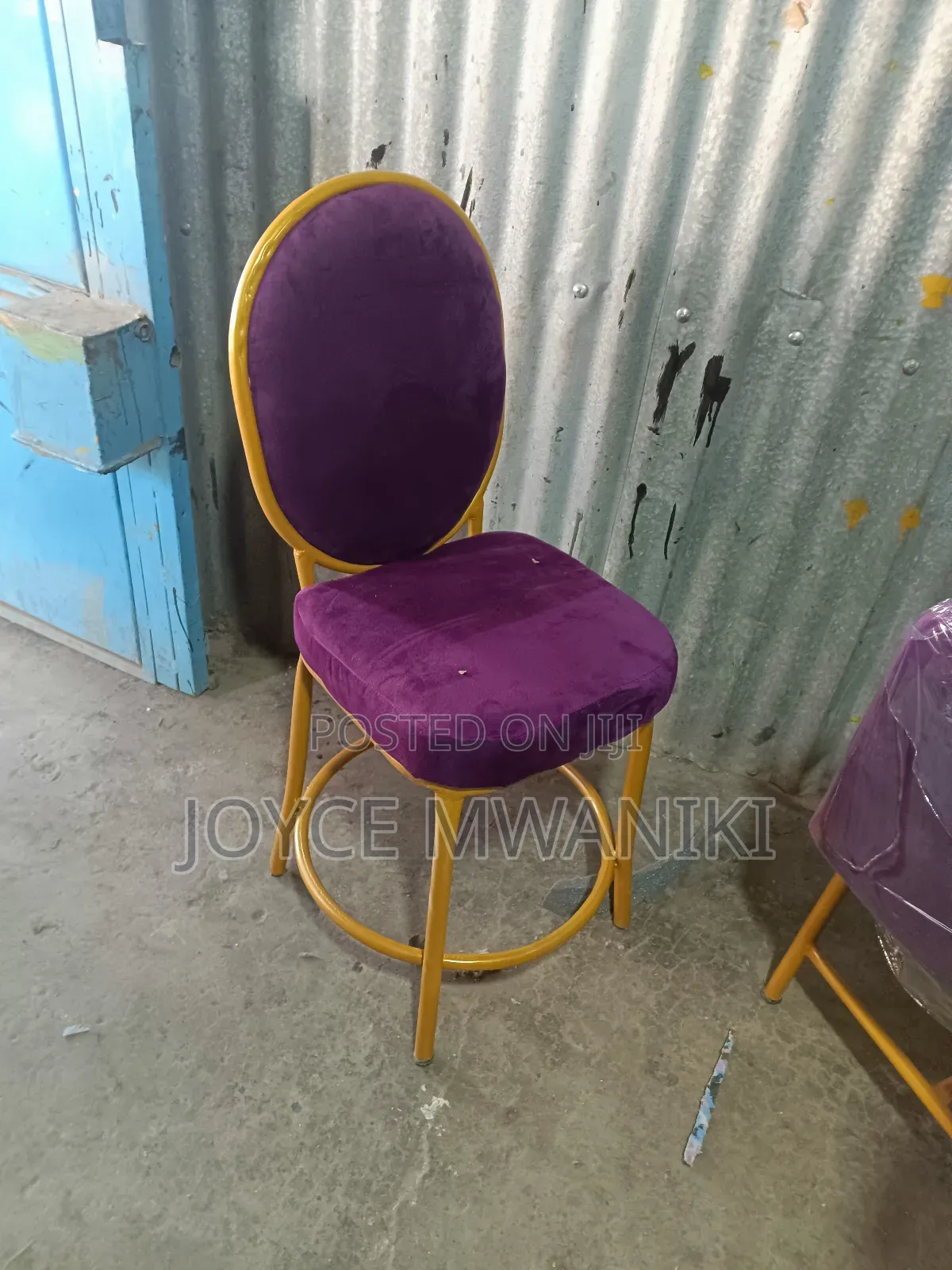 Salon Manicure Seat, Purple 