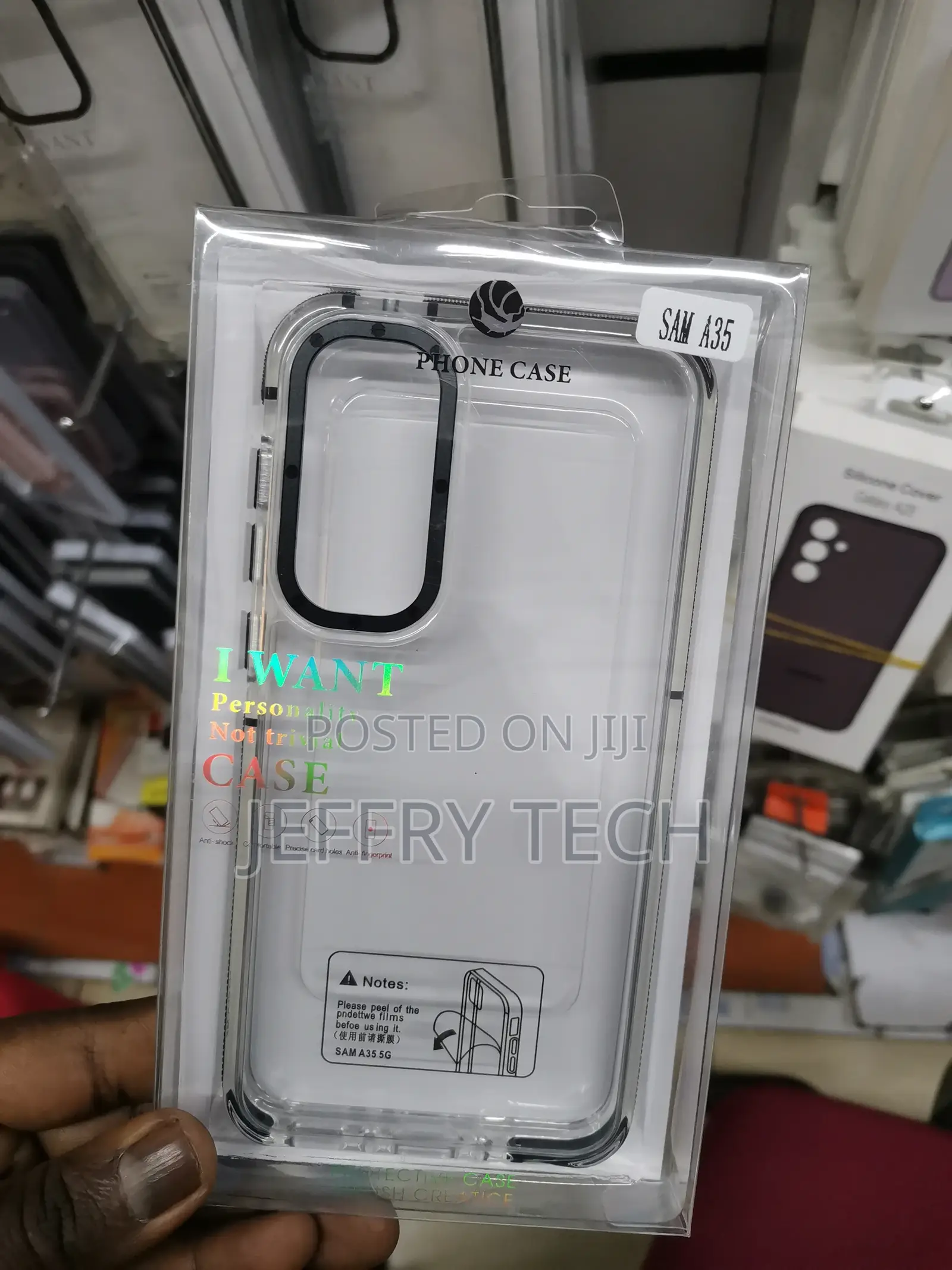 Creative Ransparent Crystal Clear Case Samsung A35