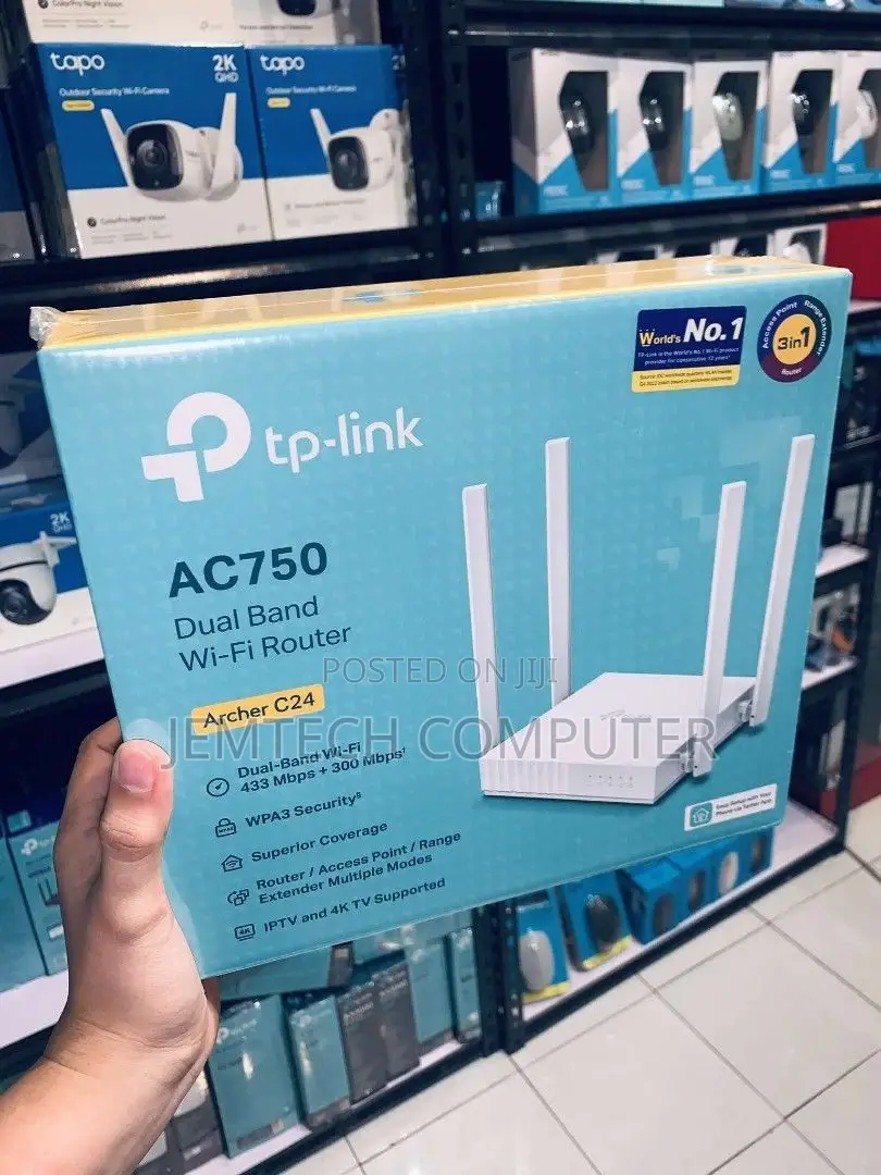 ^^Tp-Link Ac750 Wireless Dual Band Router - Tl-Archer C24``