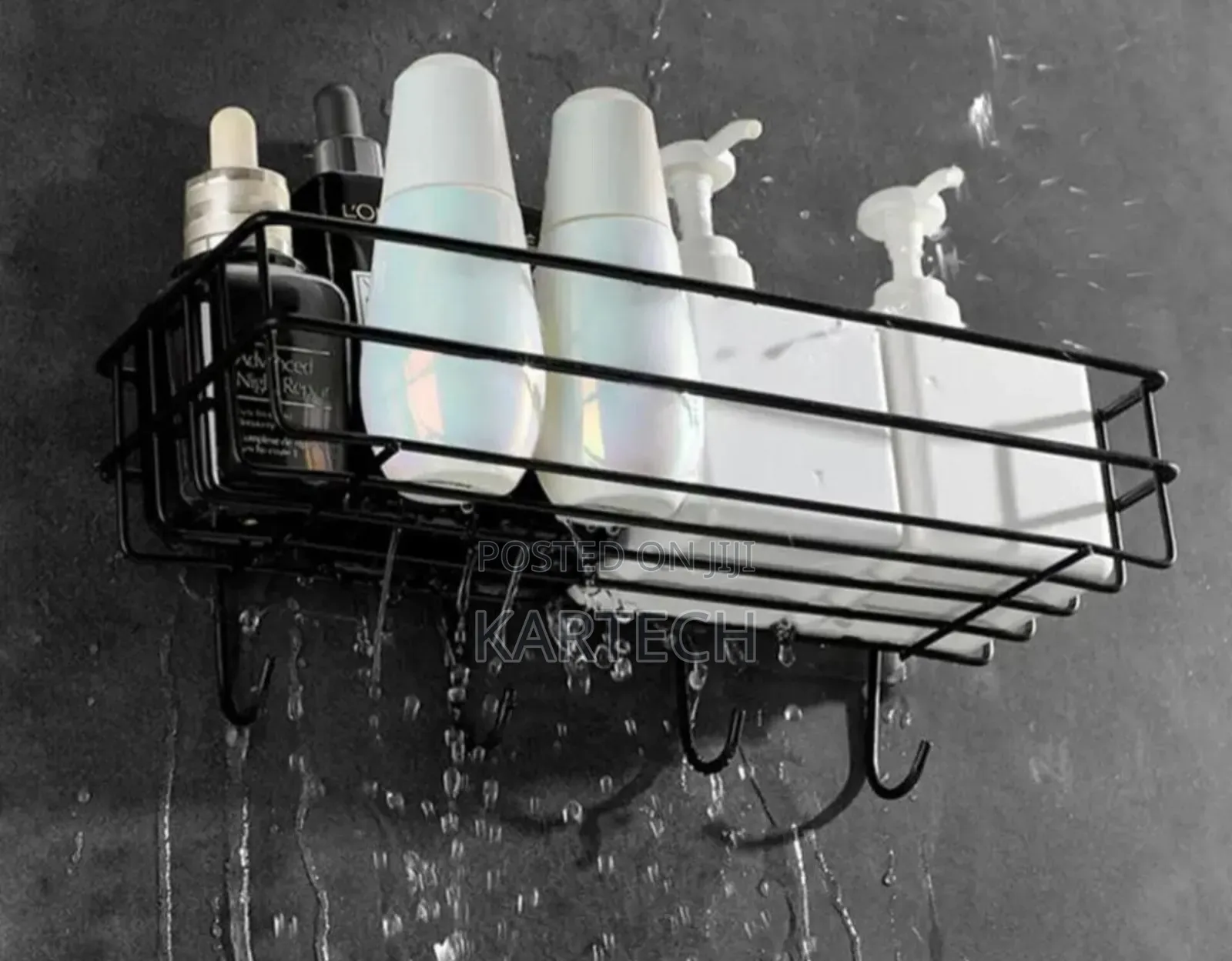 Bathroom Organizer With Hooks