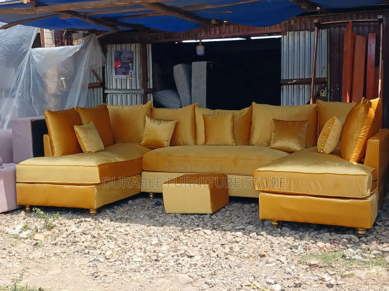 9 Seater U Shaped Sofa Spring Coushions