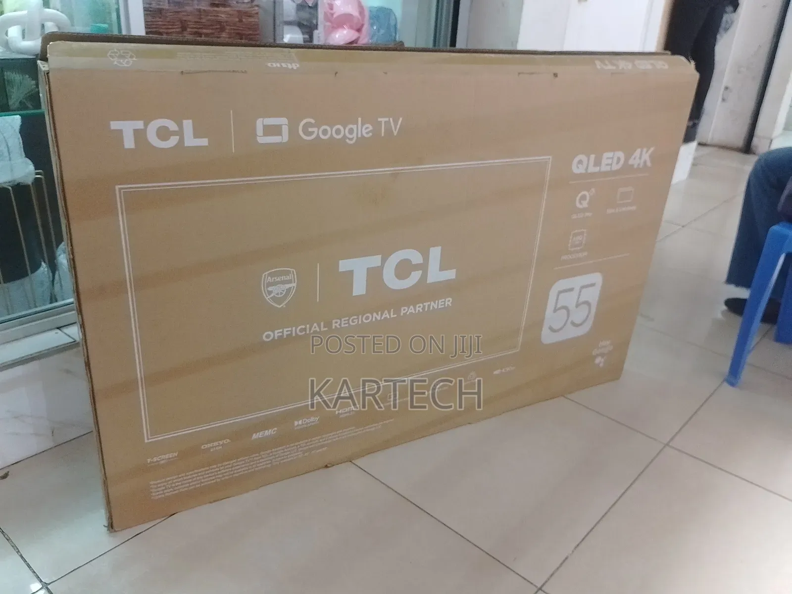 TCL 55 Inches C645 Qled HDR Smart Google Frameless TV