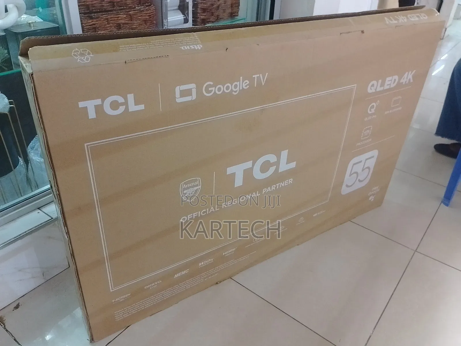 TCL 55 Inches C645 Qled HDR Smart Google Frameless TV