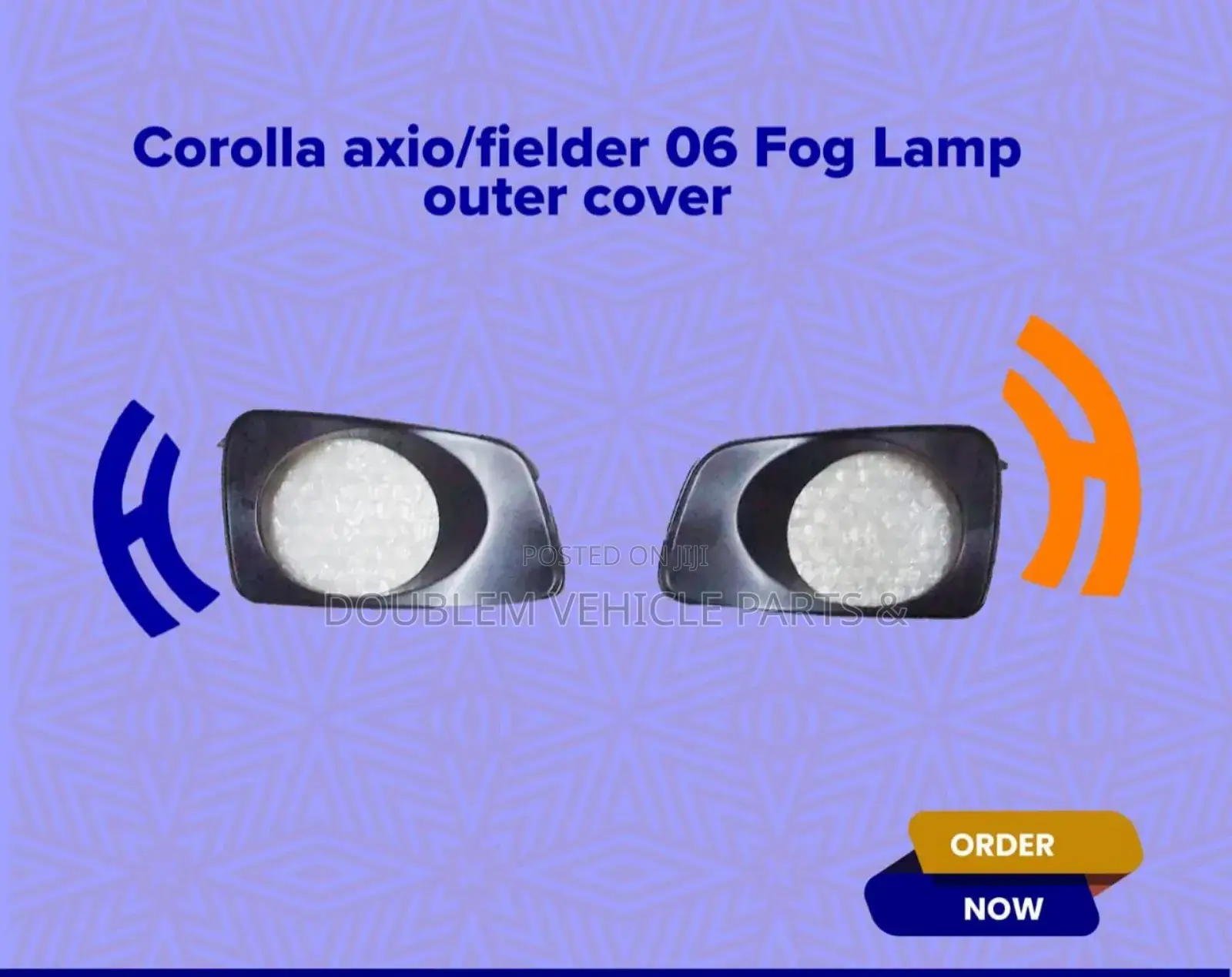 Foglamp Covers Toyota Corolla Fielder/Axio 2007-2012 Outer