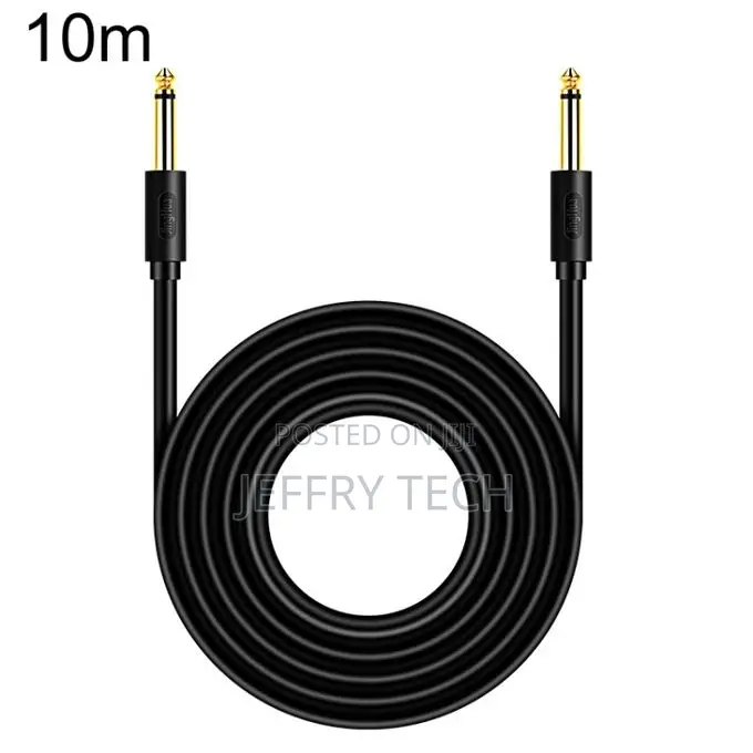 6.5mm Audio Microphone Instrument Tuning Cable 10m