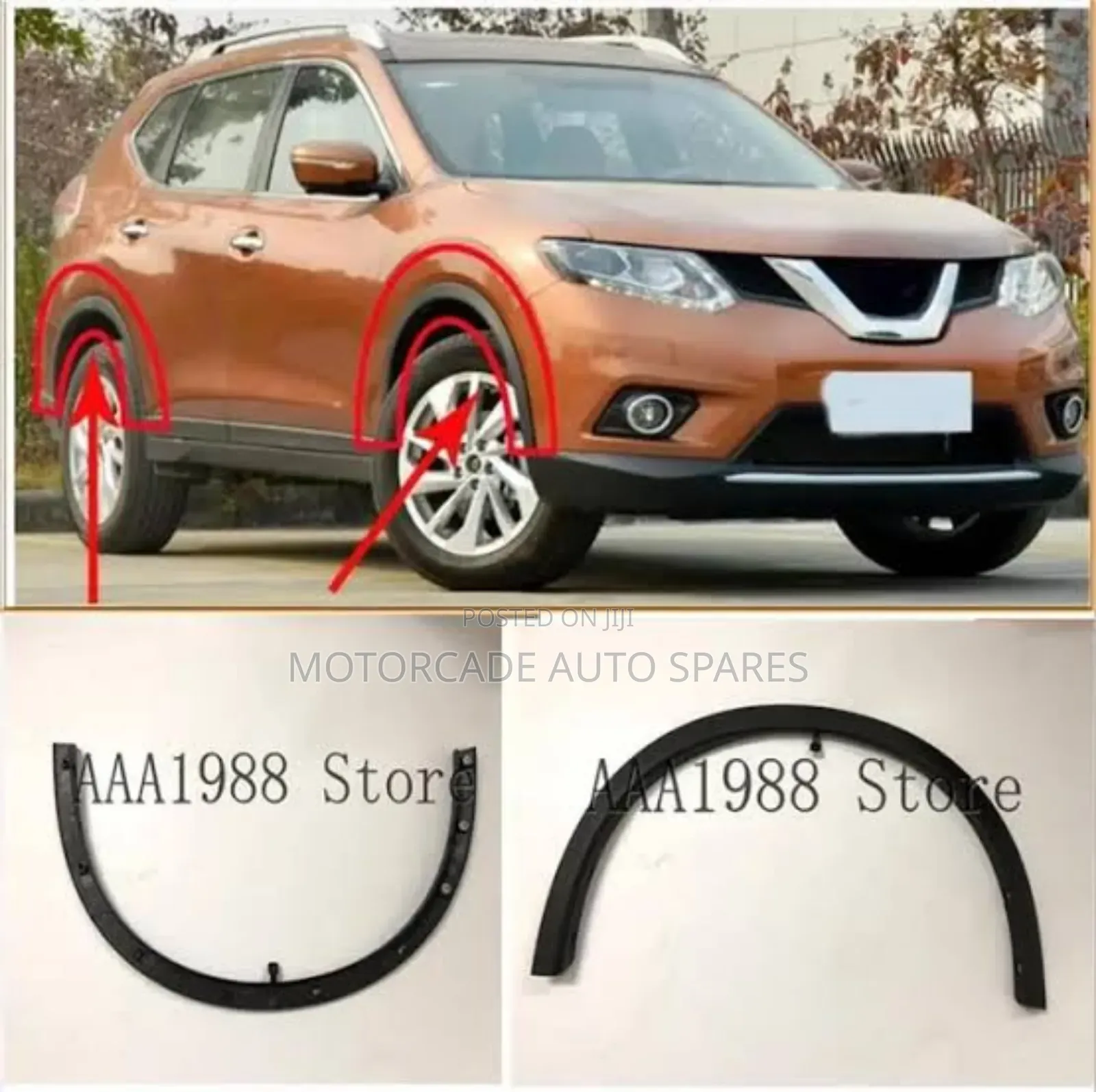 Nissan Xtrail T32 2014/2015 Wheel Fender Flares Mouldings