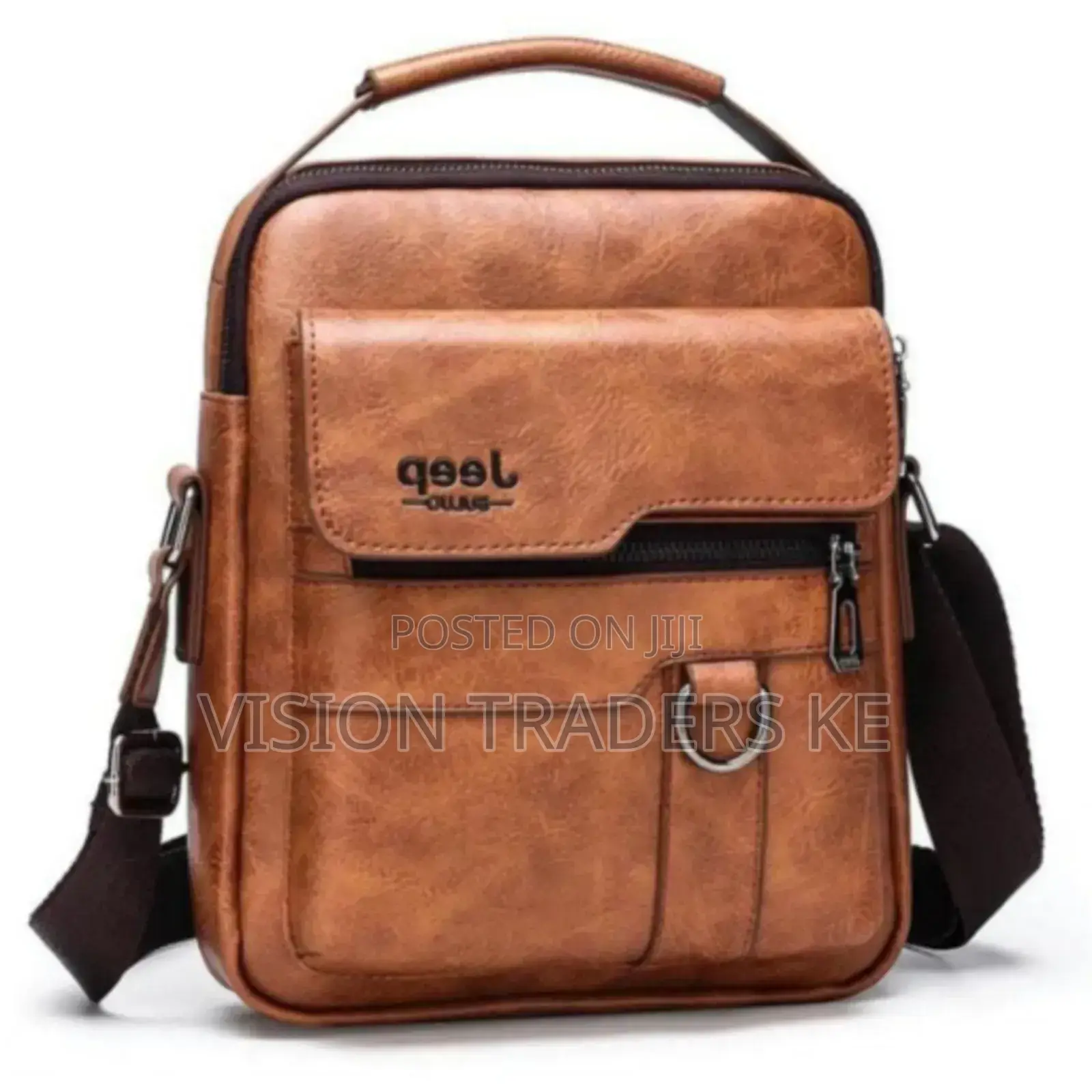 Brown Jeep Shoulder Bag