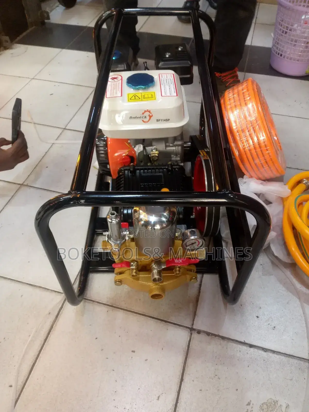 Benford Trolley Sprayer 8hp Engine 50M Pipe