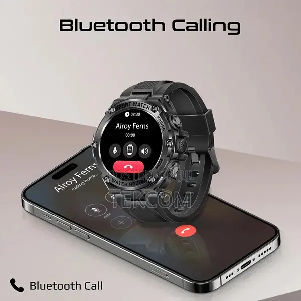 Promate 1.53" Round Screen Fitness Tracker Smartwatch R19
