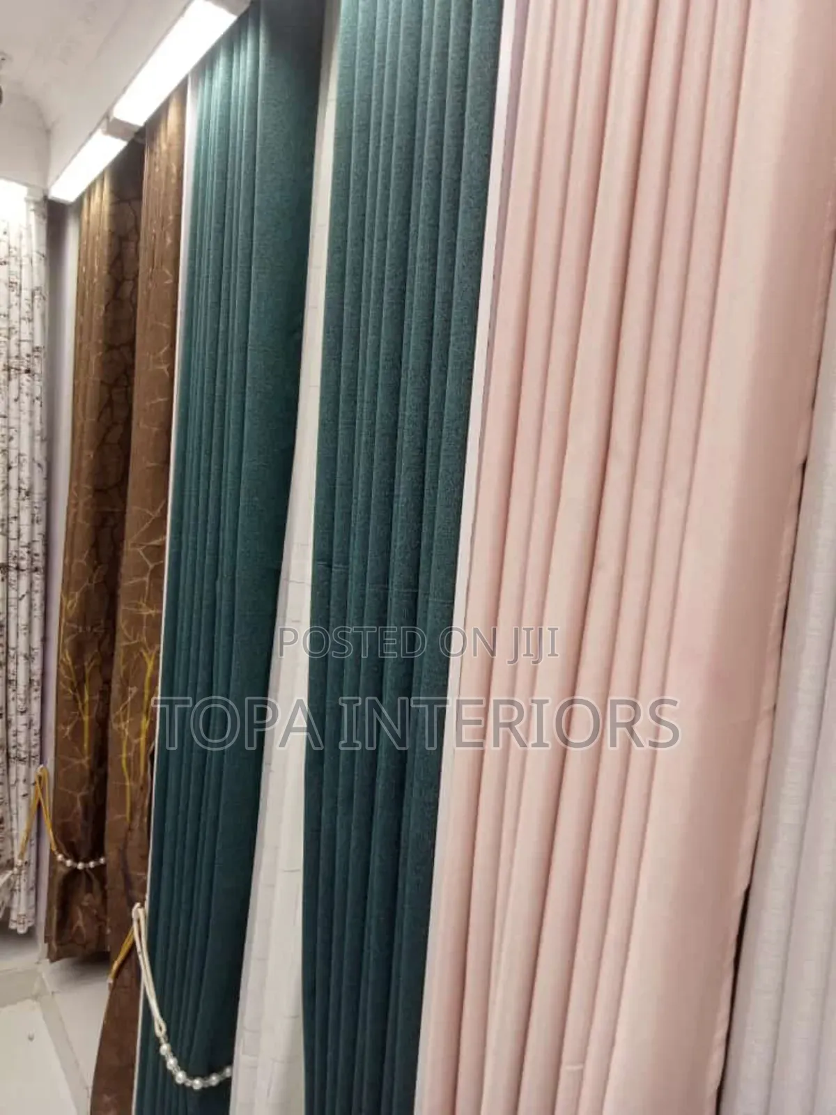 Dark Green Window Curtains and Pitch House Decor Curtains