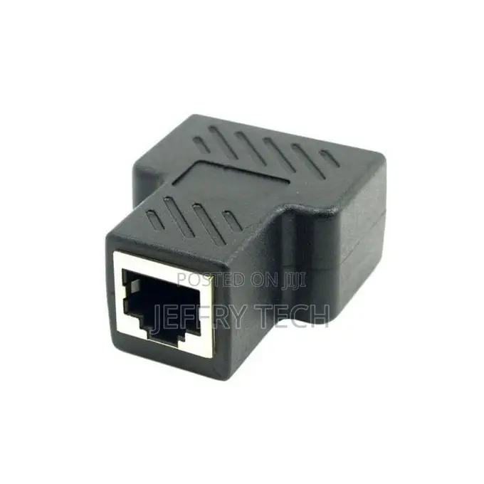 1 to 2 Ways RJ-45 Inter Splitter Extender Connector Etherne