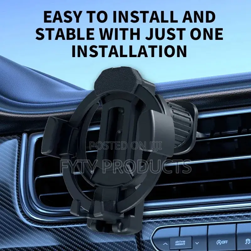 2 In 1 Vent Portable Folding Car Cup Phone Holder