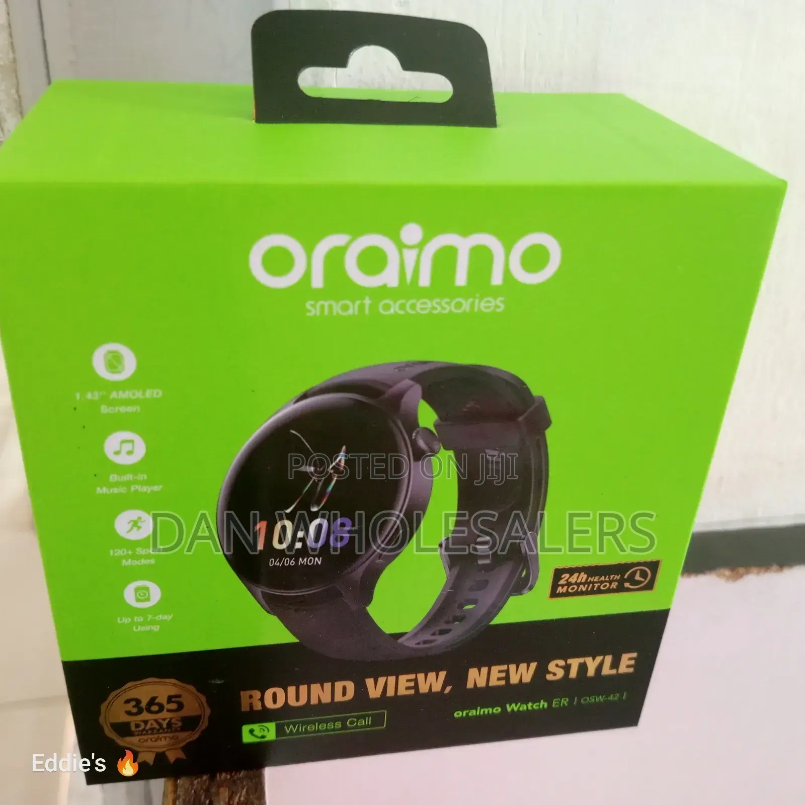 Oraimo Watch ER 1.43'' AMOLED Smart Watch