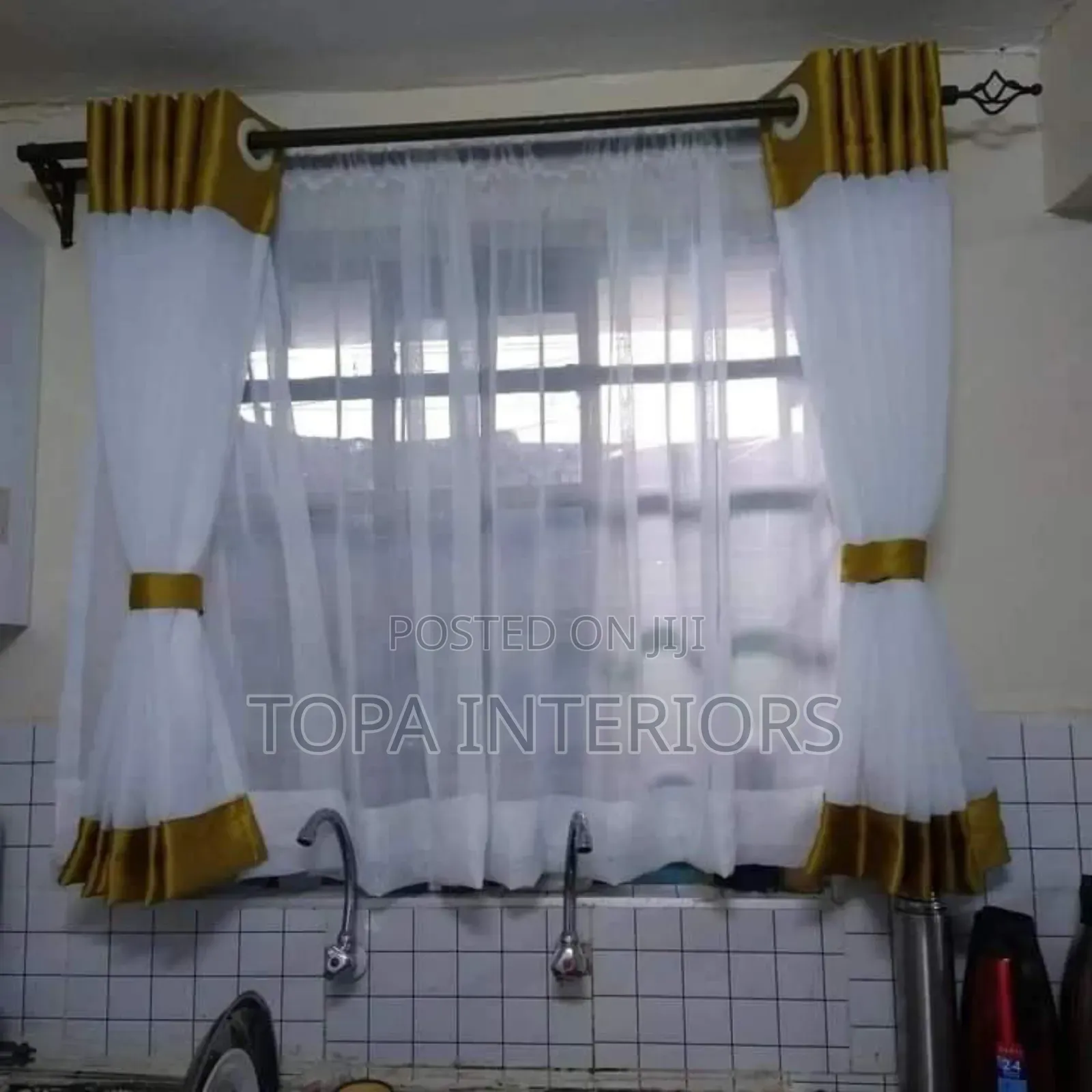 Blended White Kitchen Sheer Curtains Kitchen Sheer Curtains