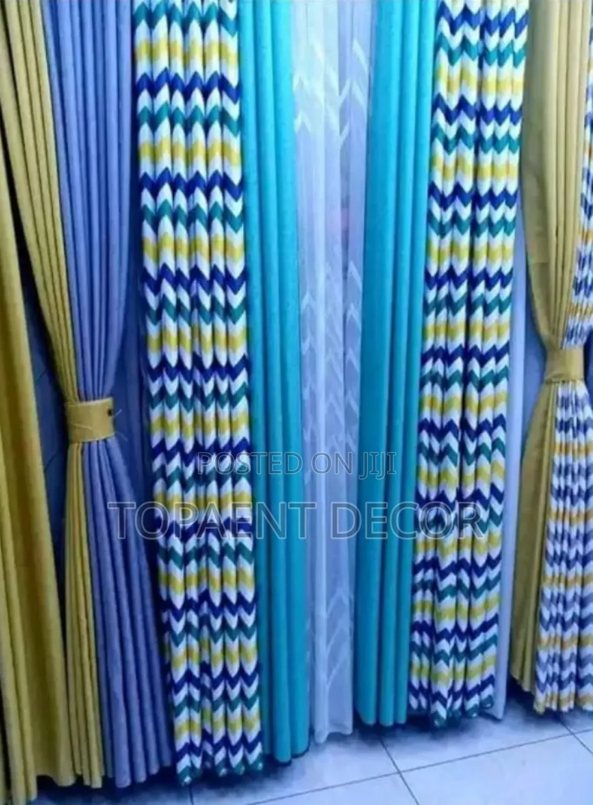 Flowered Elegant Window Curtains and Sheers