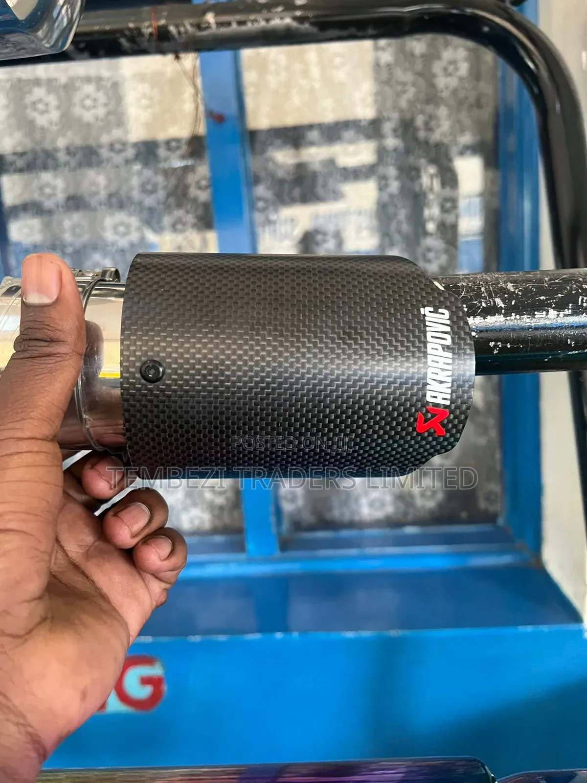 Carbon Exhaust Extension Muffler Akrapovic