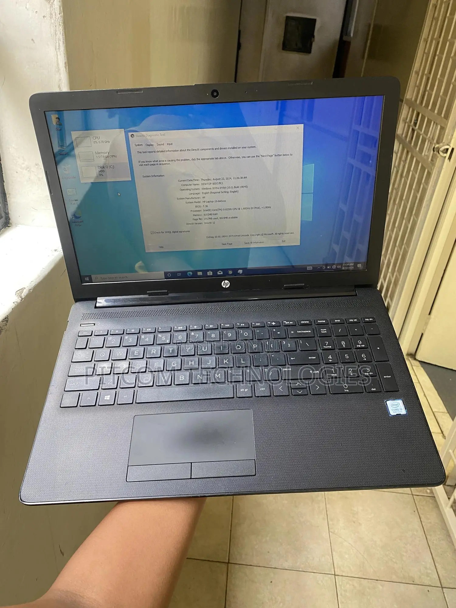 Laptop HP 15 8GB Intel Core I5 HDD 1T