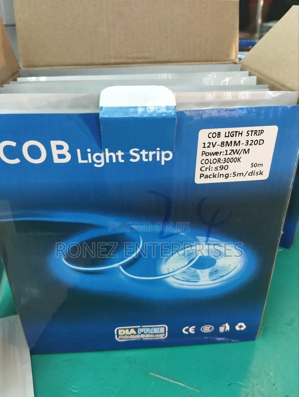C.O.B Strip Lights 12 VLT