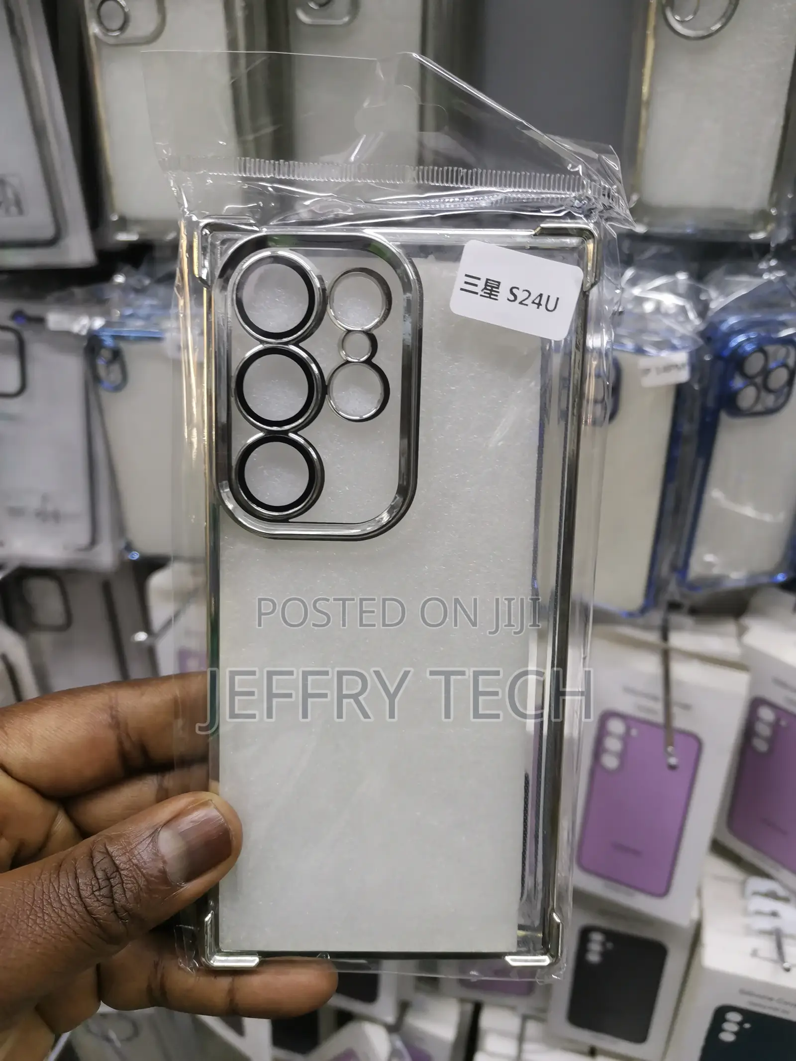 Transparent Bumper Cover Samsung S24 Ultra Case