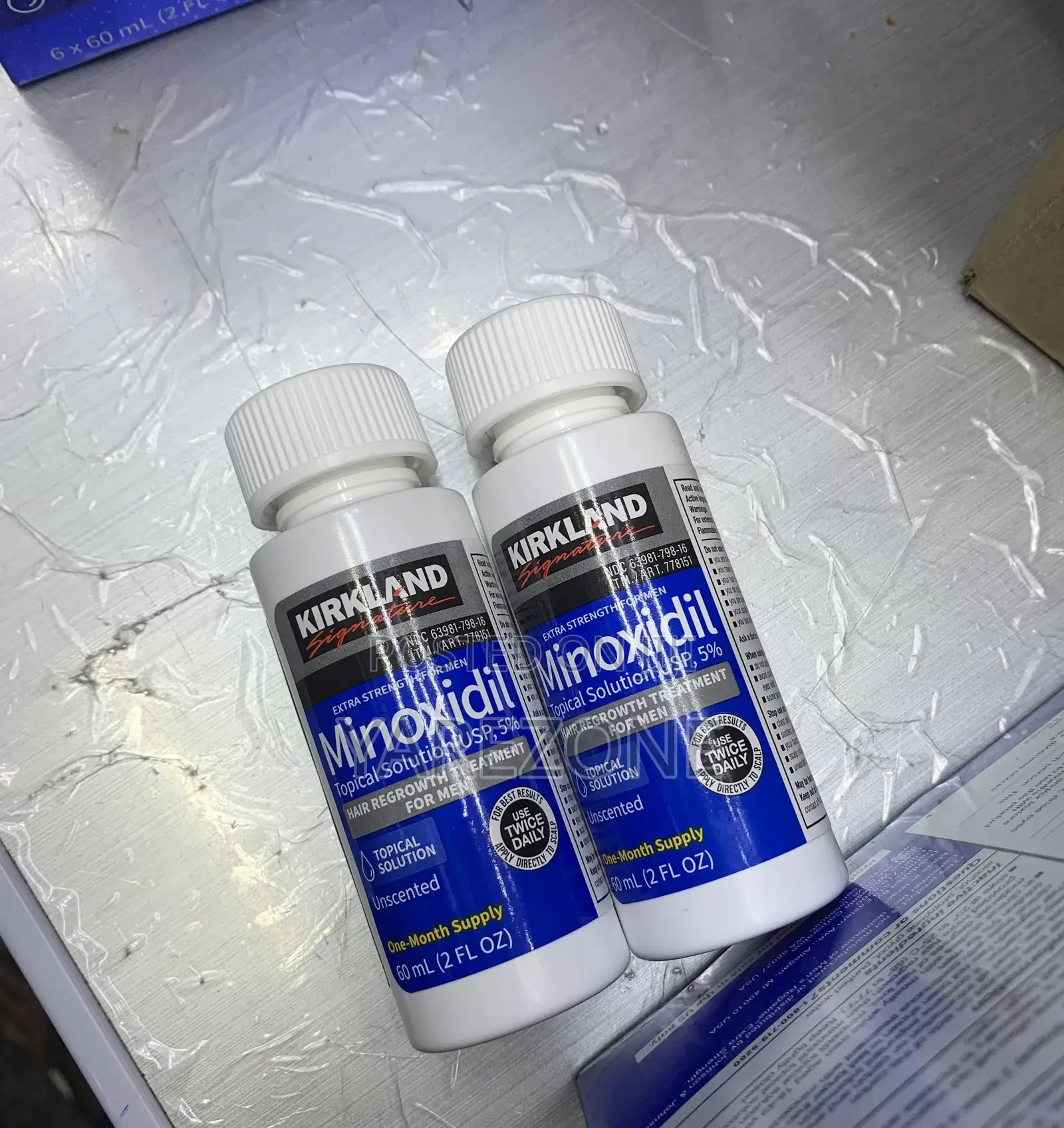Minoxidil 5% Hair Regrowth Treatment for Men With Freeroller