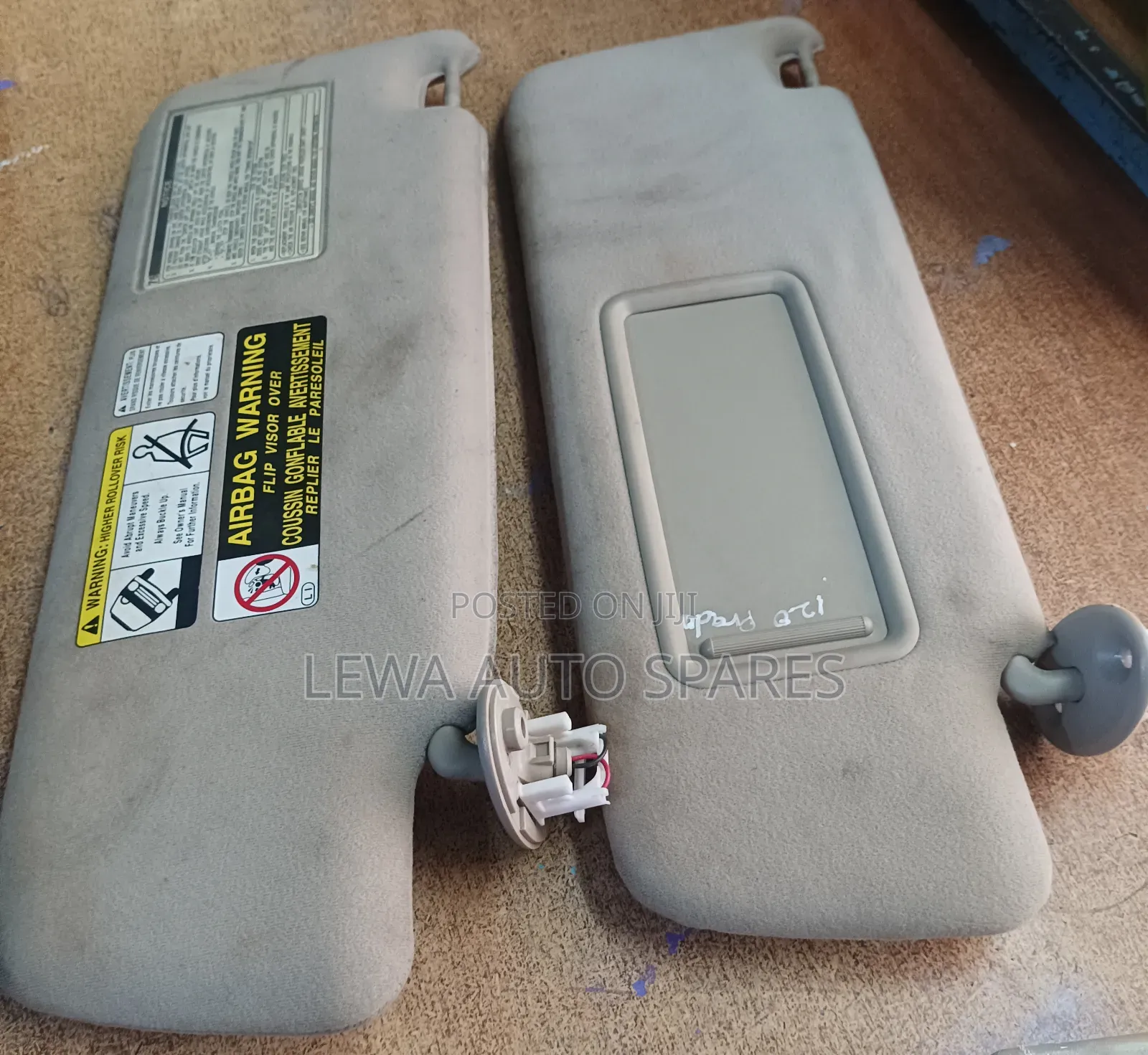 Sun Visors for Toyota Prado – Ex Japan –Genuine –Nairobi CBD