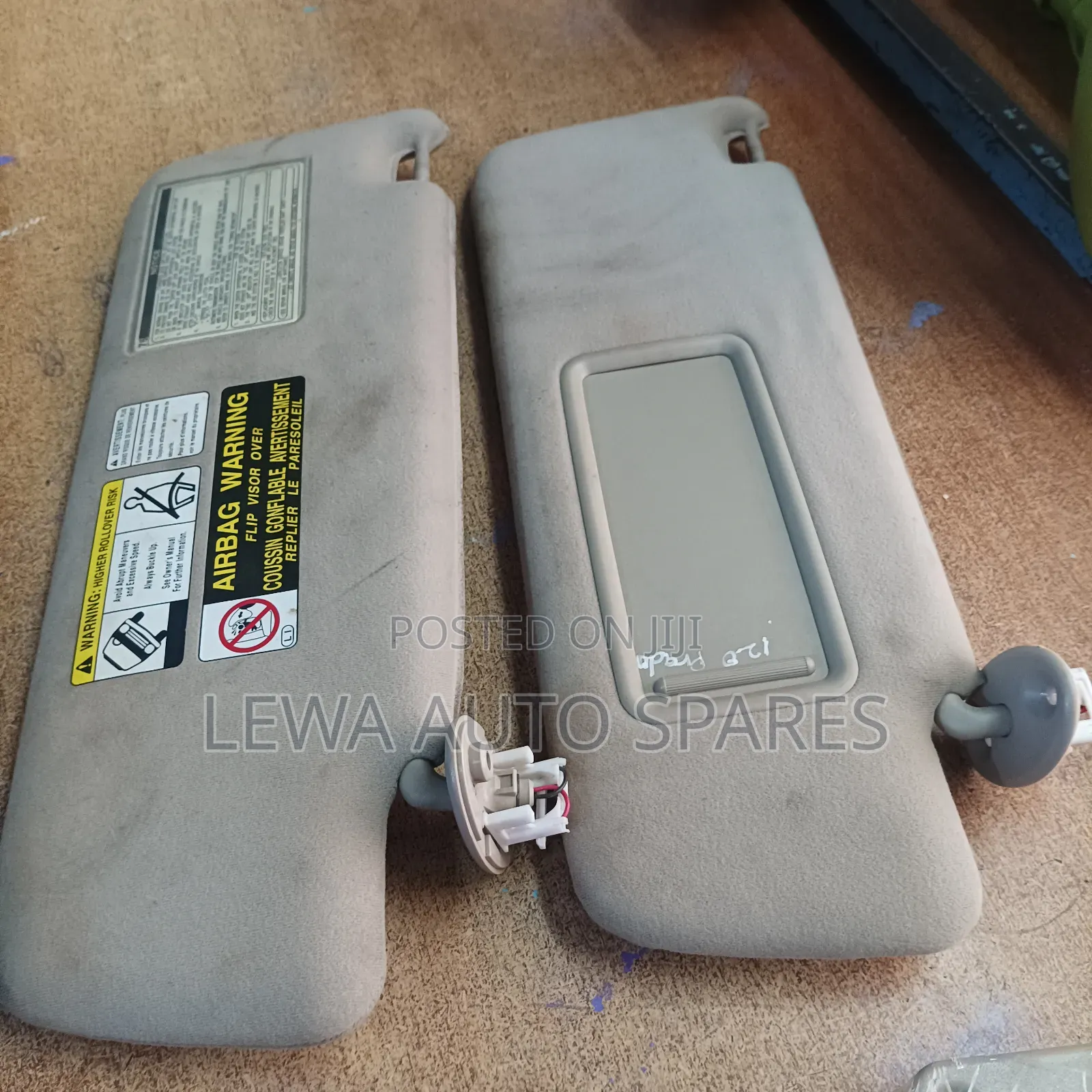 Sun Visors for Toyota Prado – Ex Japan –Genuine –Nairobi CBD