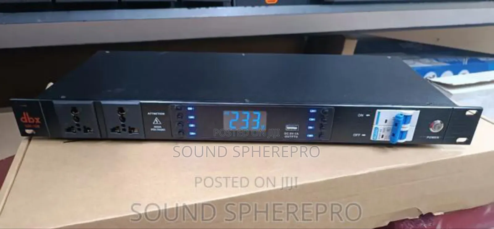 DBX Nh-108s Black 10way Power Sequencer