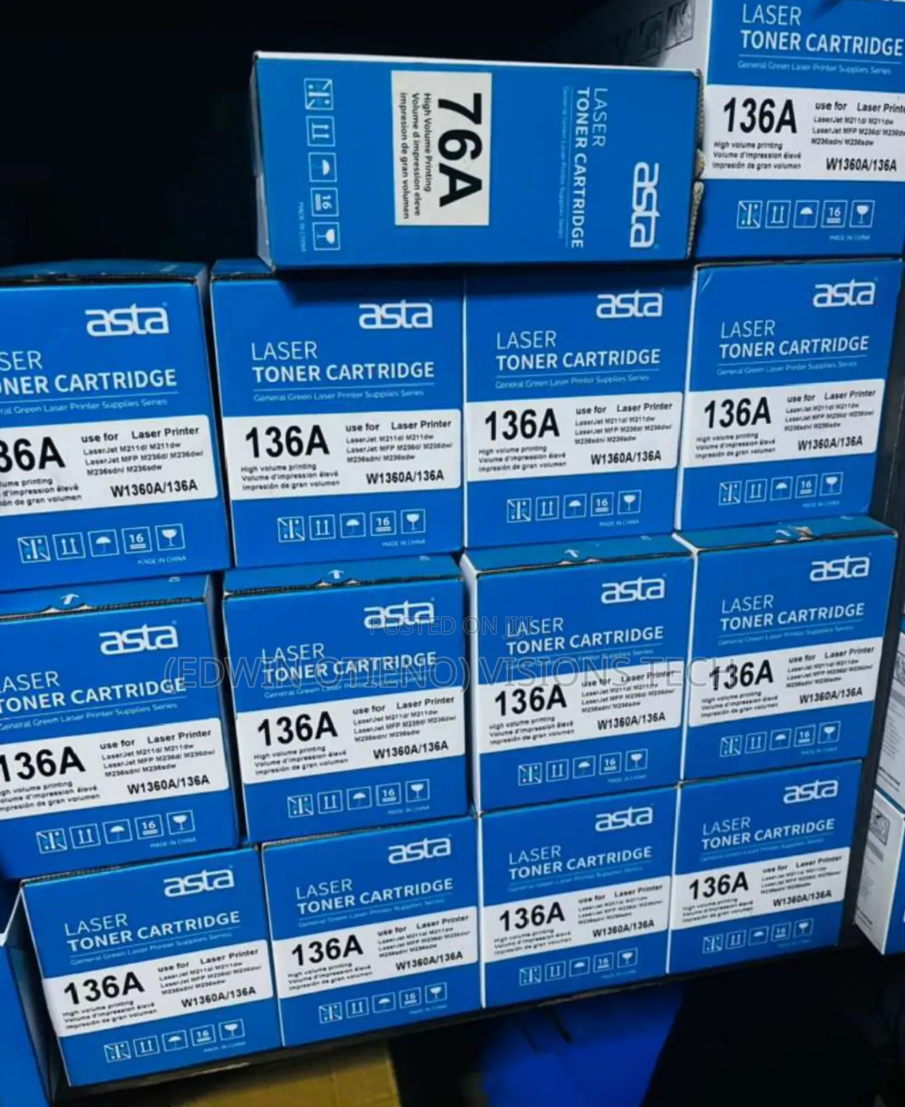 ASTA Brand HP136A Toner Compatible