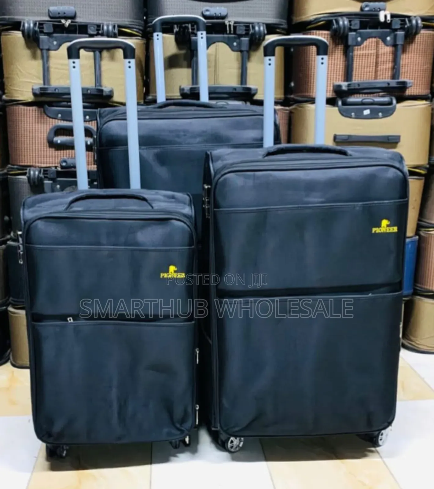 3 in 1 Fabric Laxurious Suitcase Briefcase Travel Bag