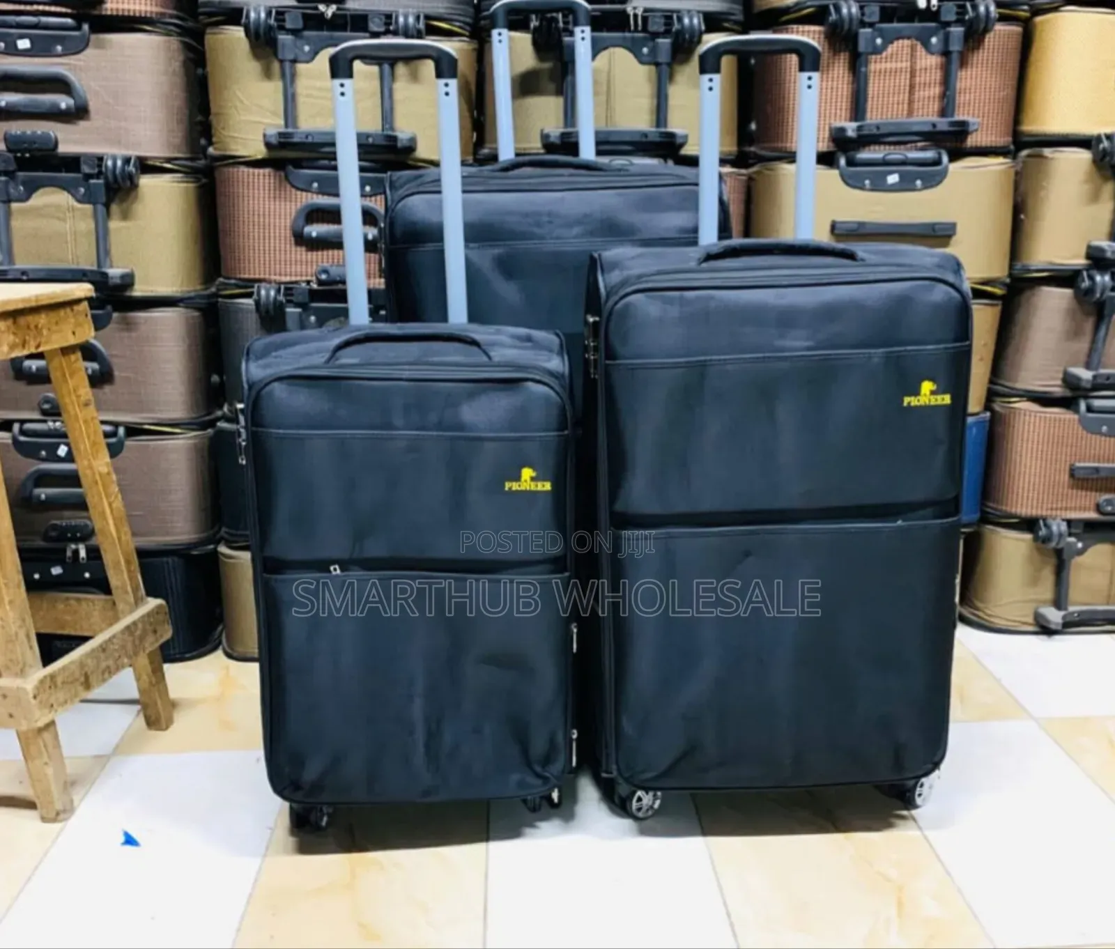 3 in 1 Fabric Laxurious Suitcase Briefcase Travel Bag